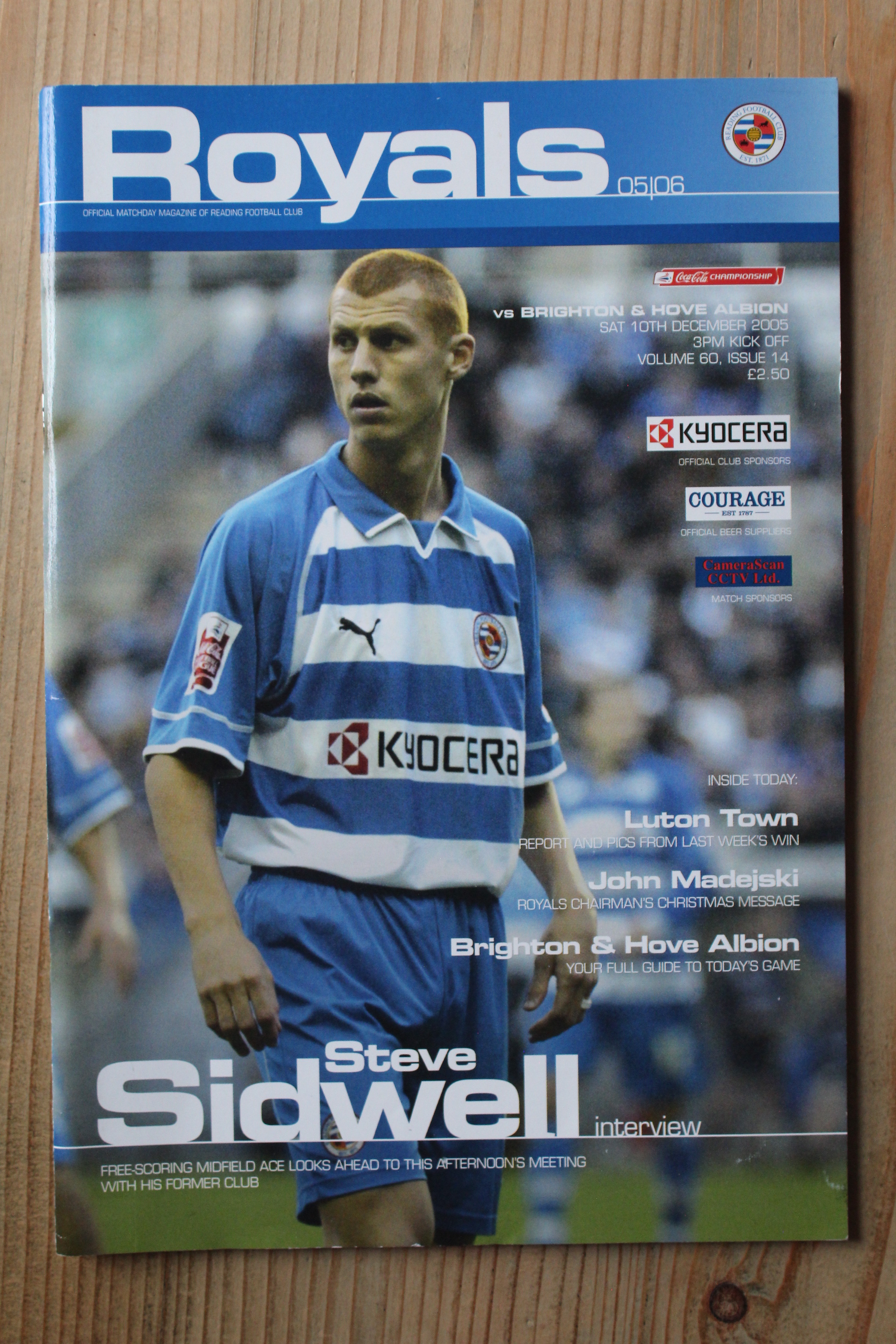 Reading FC v Brighton & Hove Albion FC