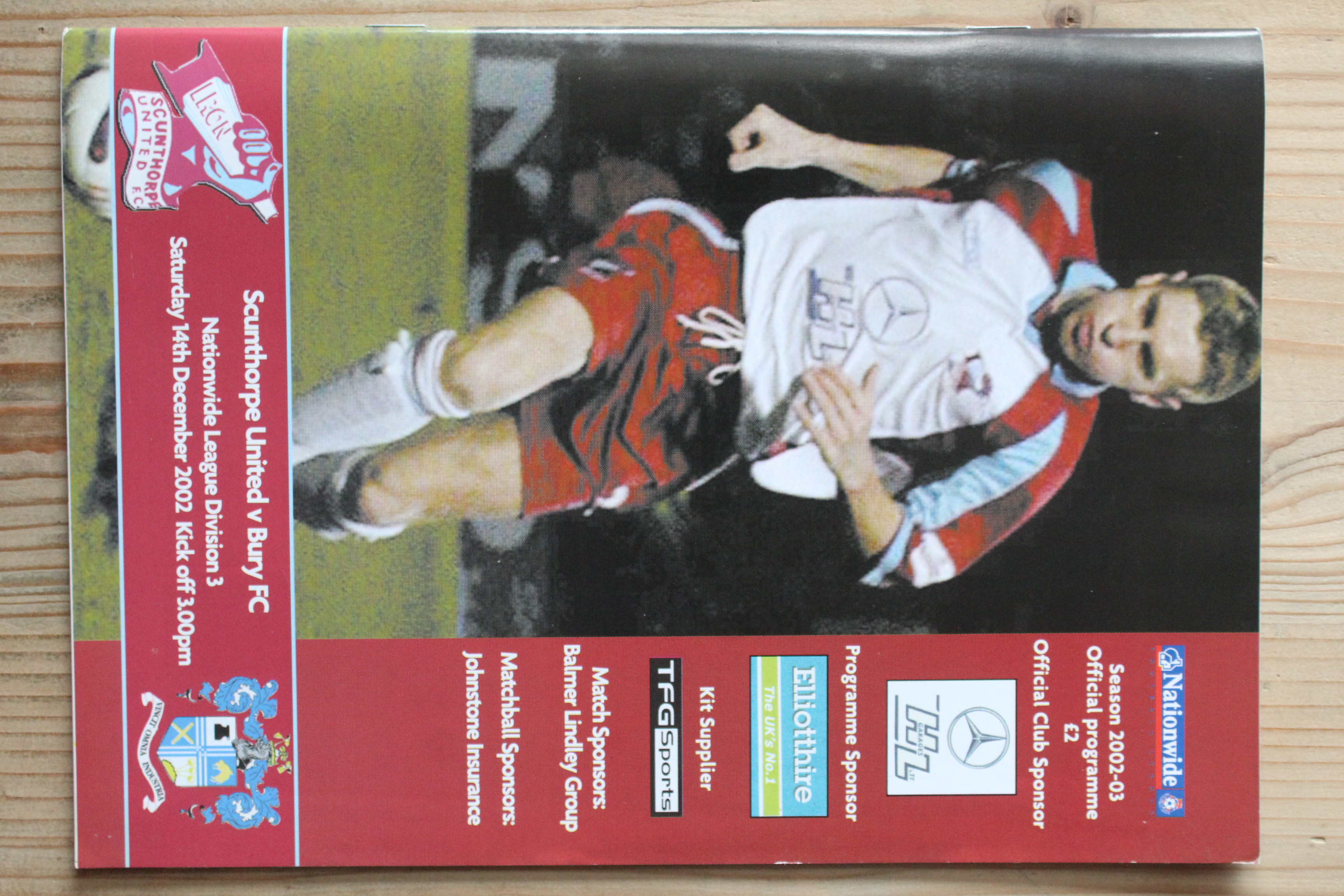 Scunthorpe United FC v Bury FC