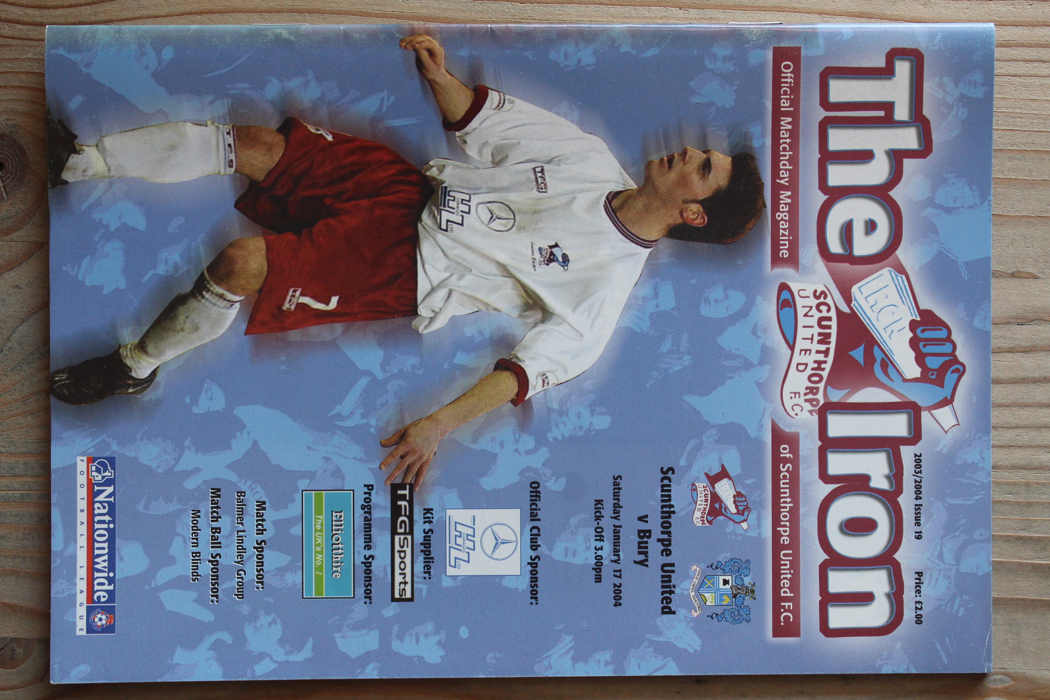 Scunthorpe United FC v Bury FC