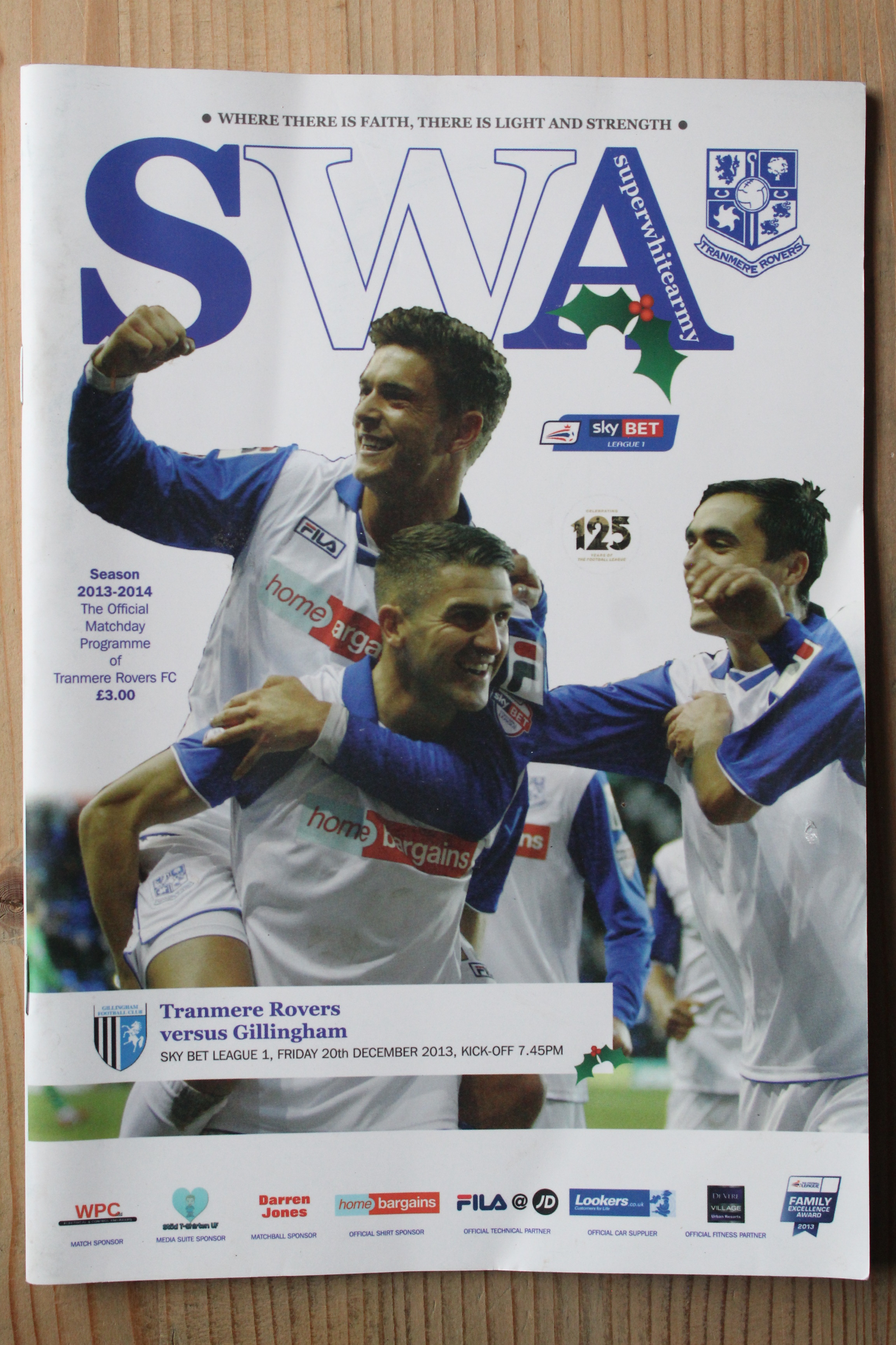 Tranmere Rovers FC v Gillingham FC