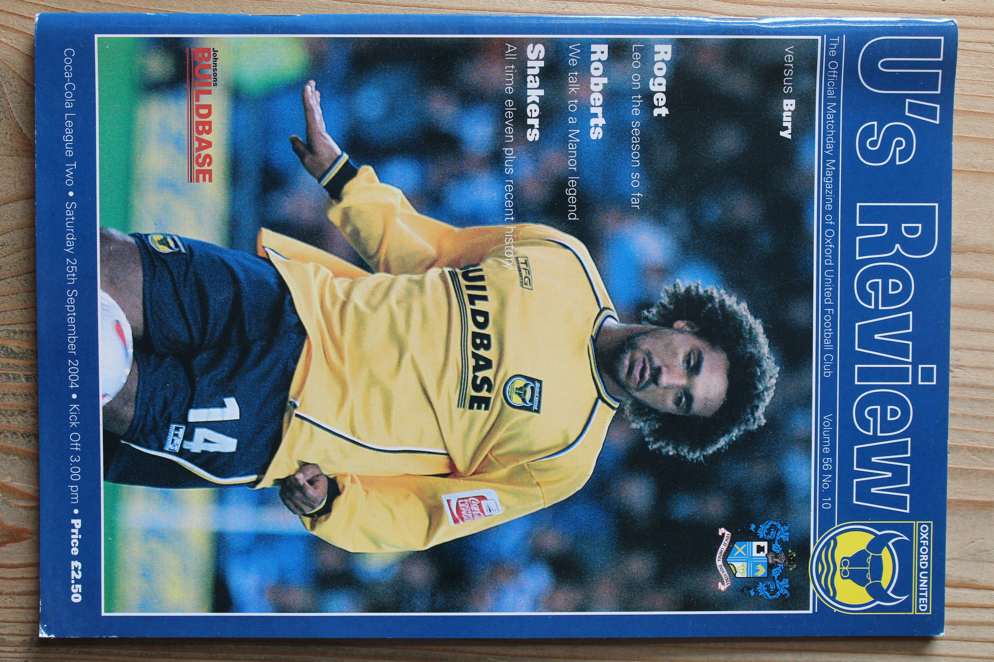 Oxford United FC v Bury FC