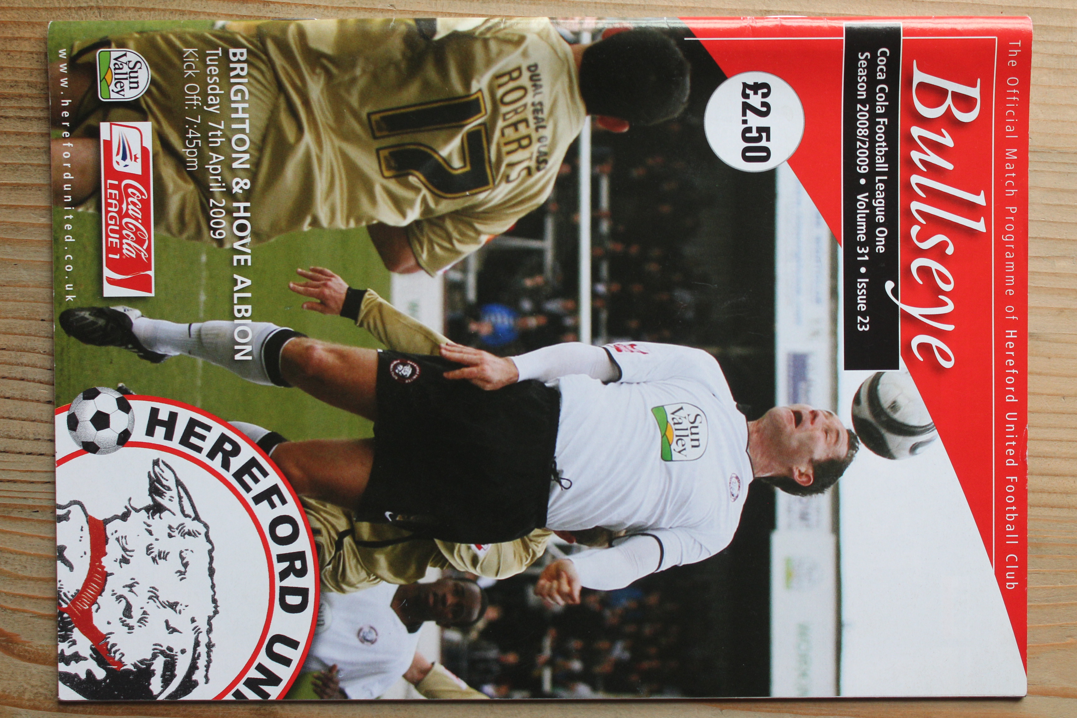 Hereford United v Brighton & Hove Albion FC