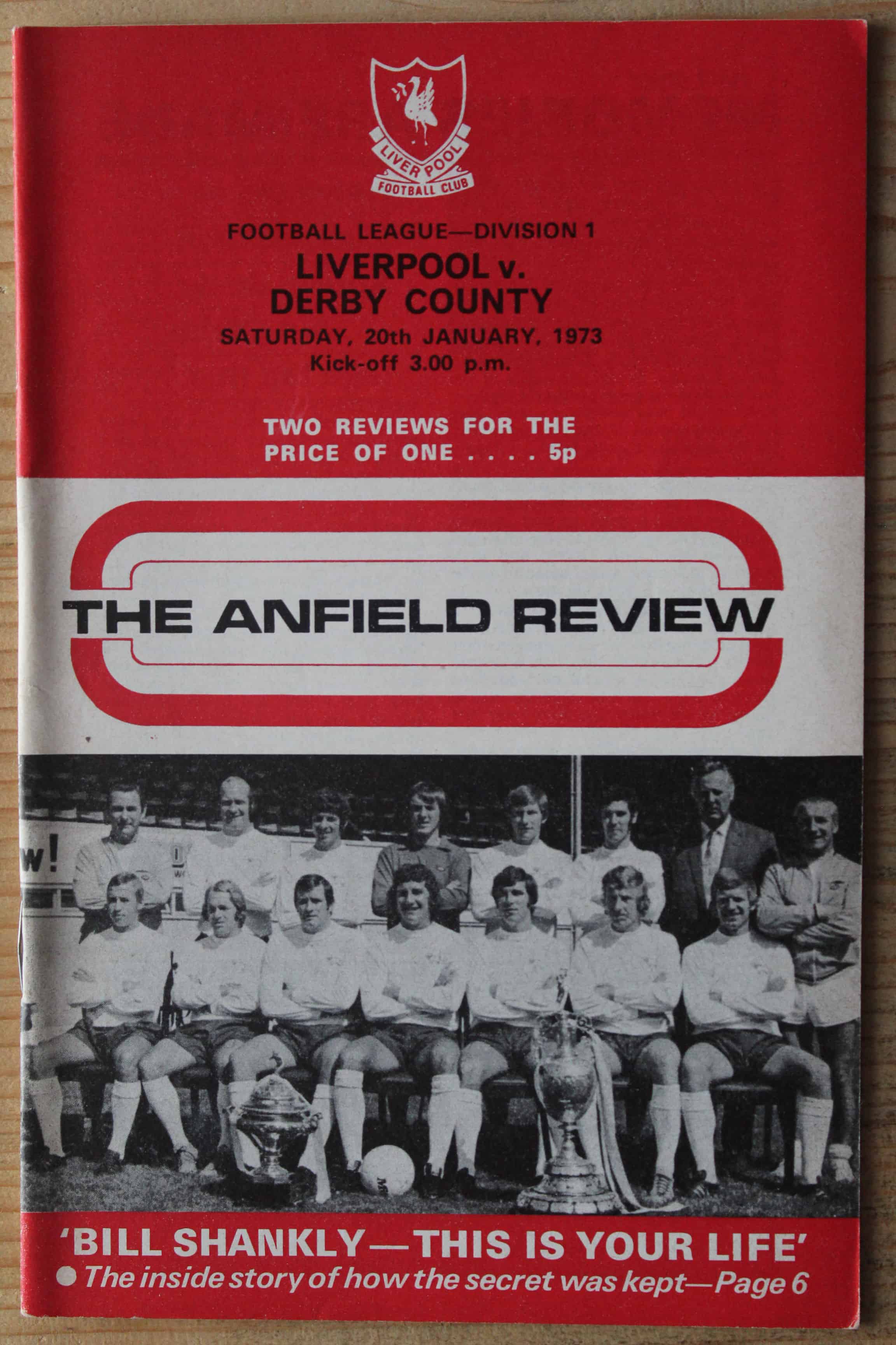 Liverpool FC v Derby County FC