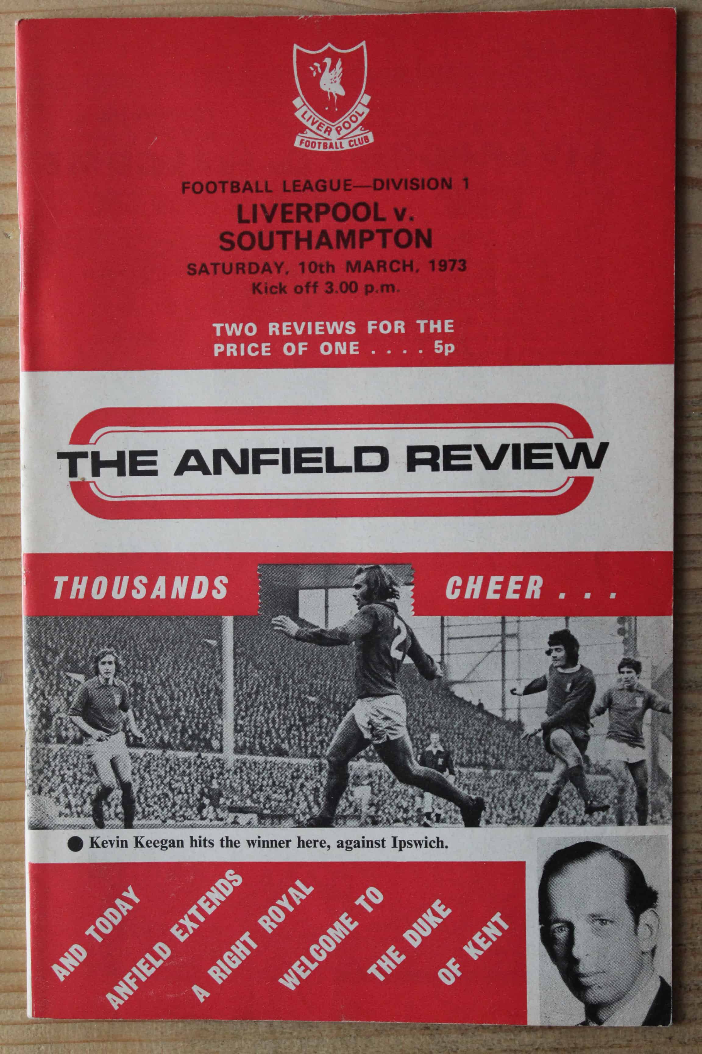 Liverpool FC v Southampton FC