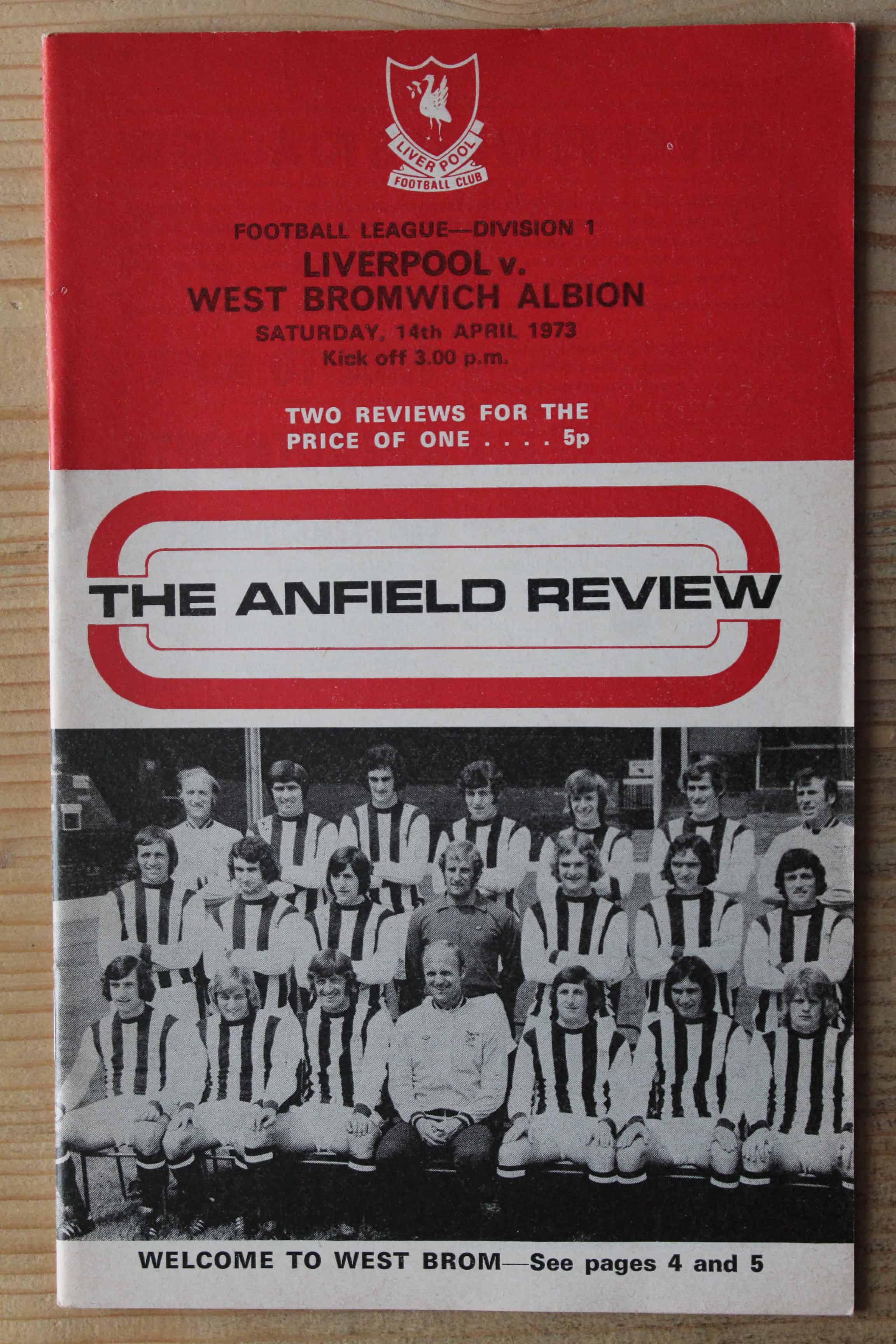 Liverpool FC v West Bromwich Albion FC 
