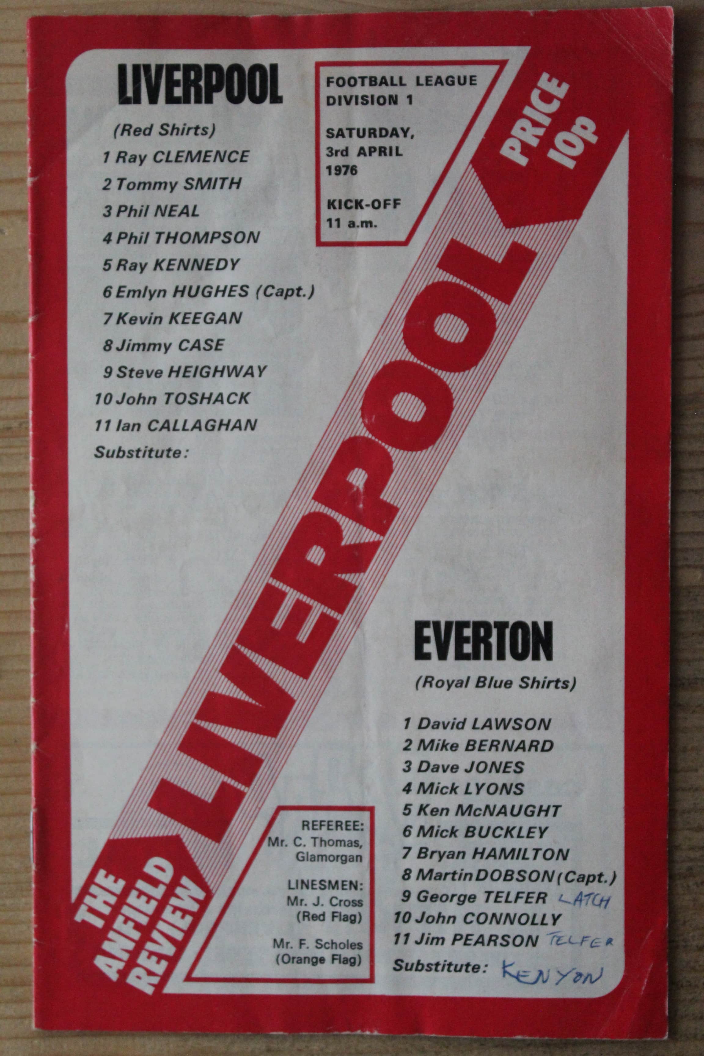 Liverpool FC v Everton FC