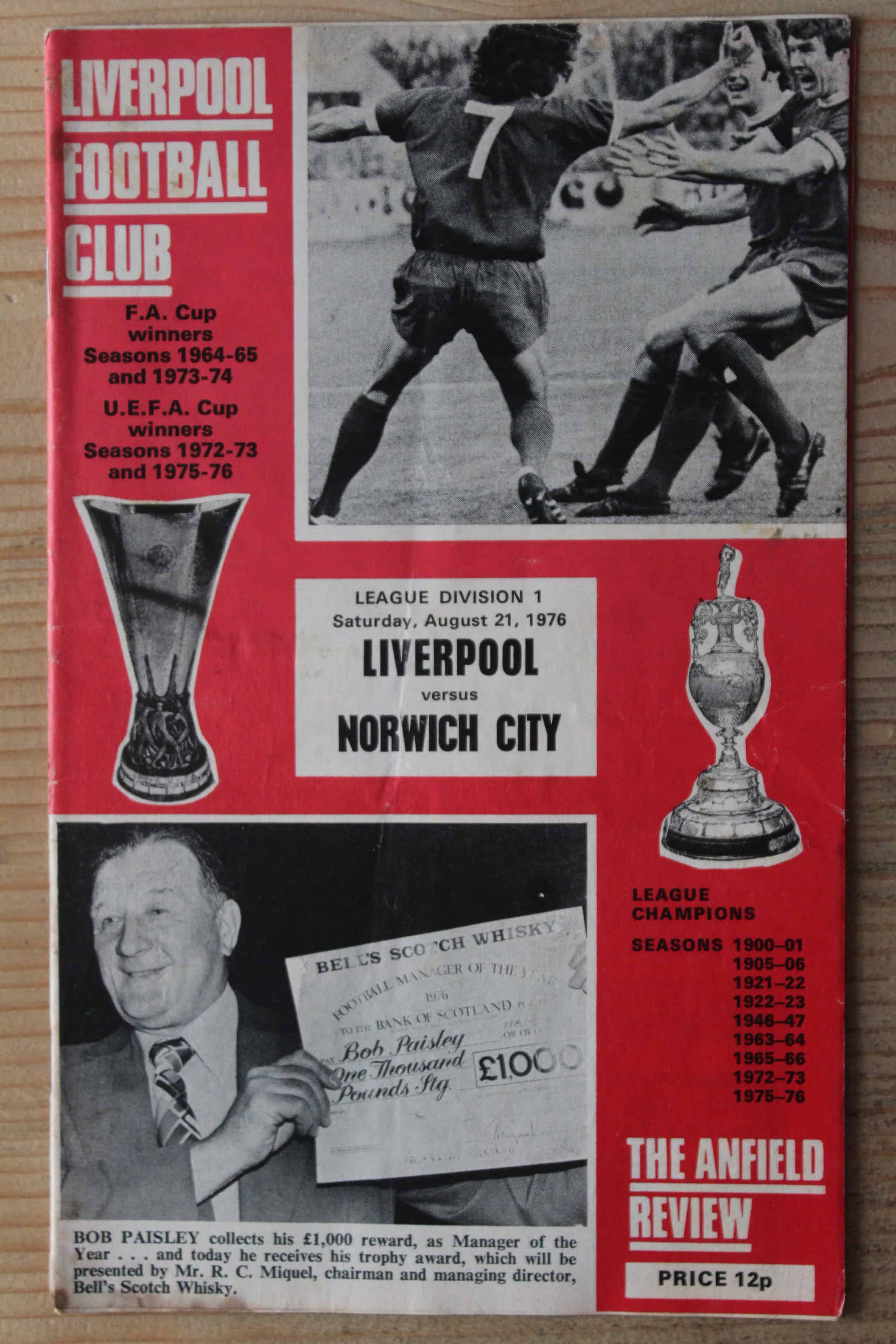 Liverpool FC v Norwich City FC