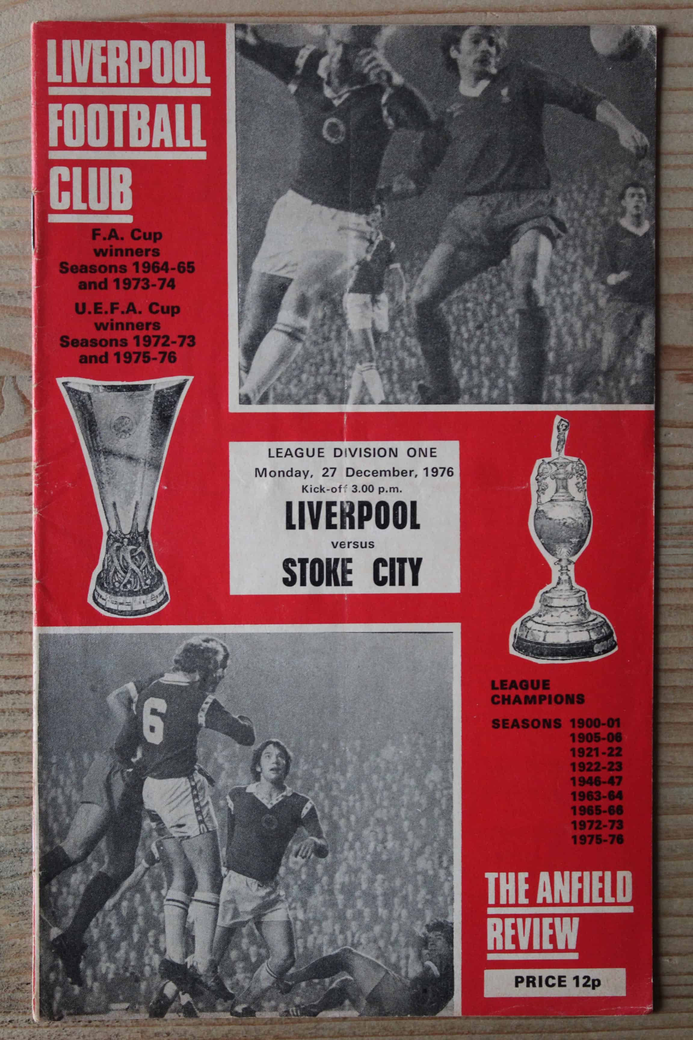 Liverpool FC v Stoke City FC