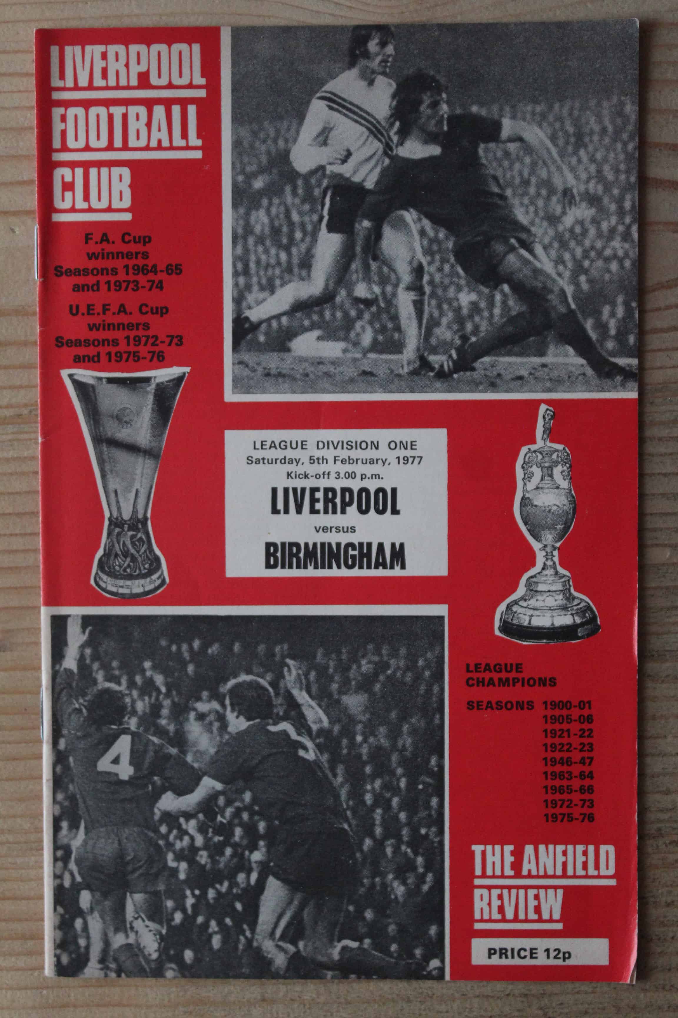 Liverpool FC v Birmingham City FC