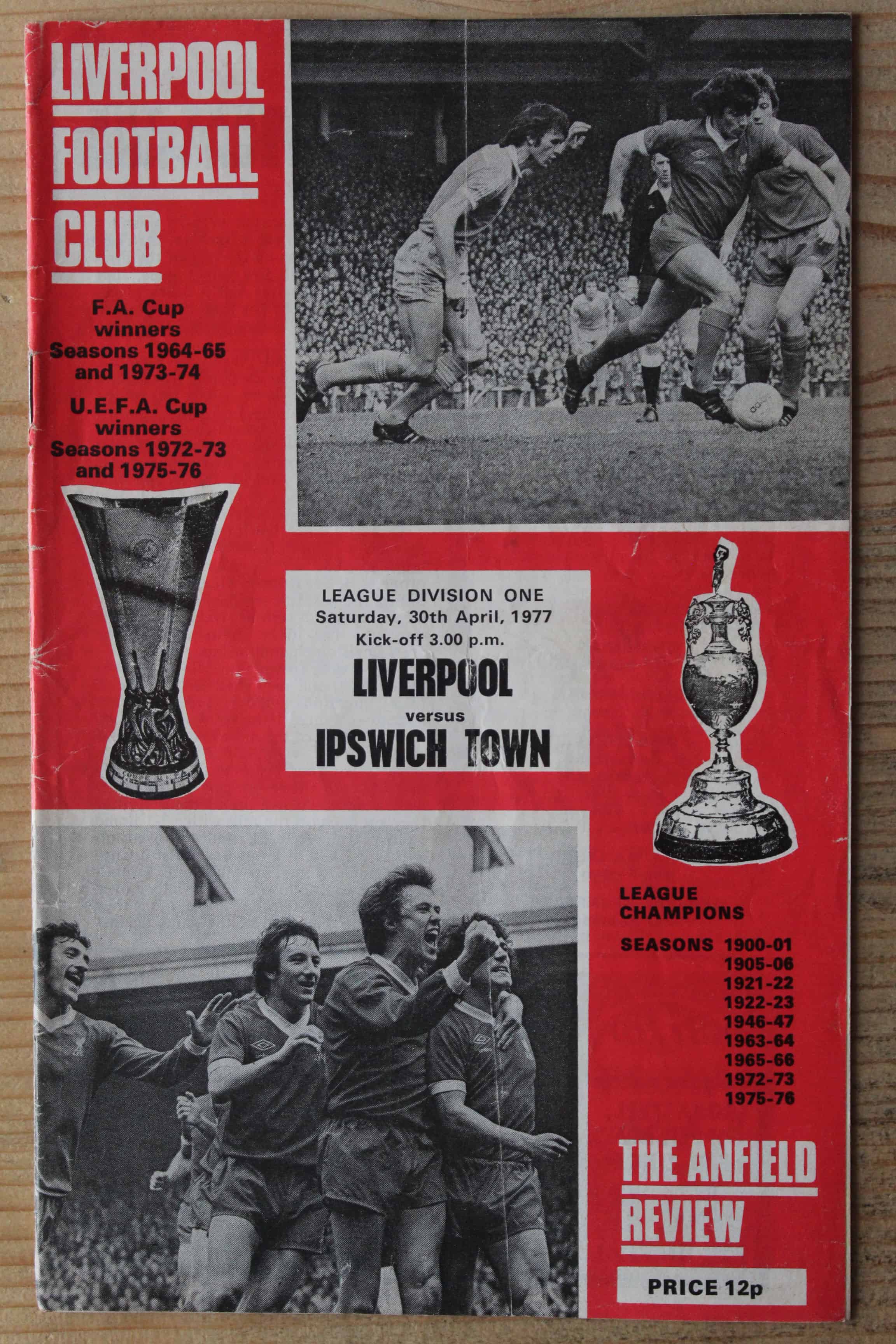 Liverpool FC v Ipswich Town FC