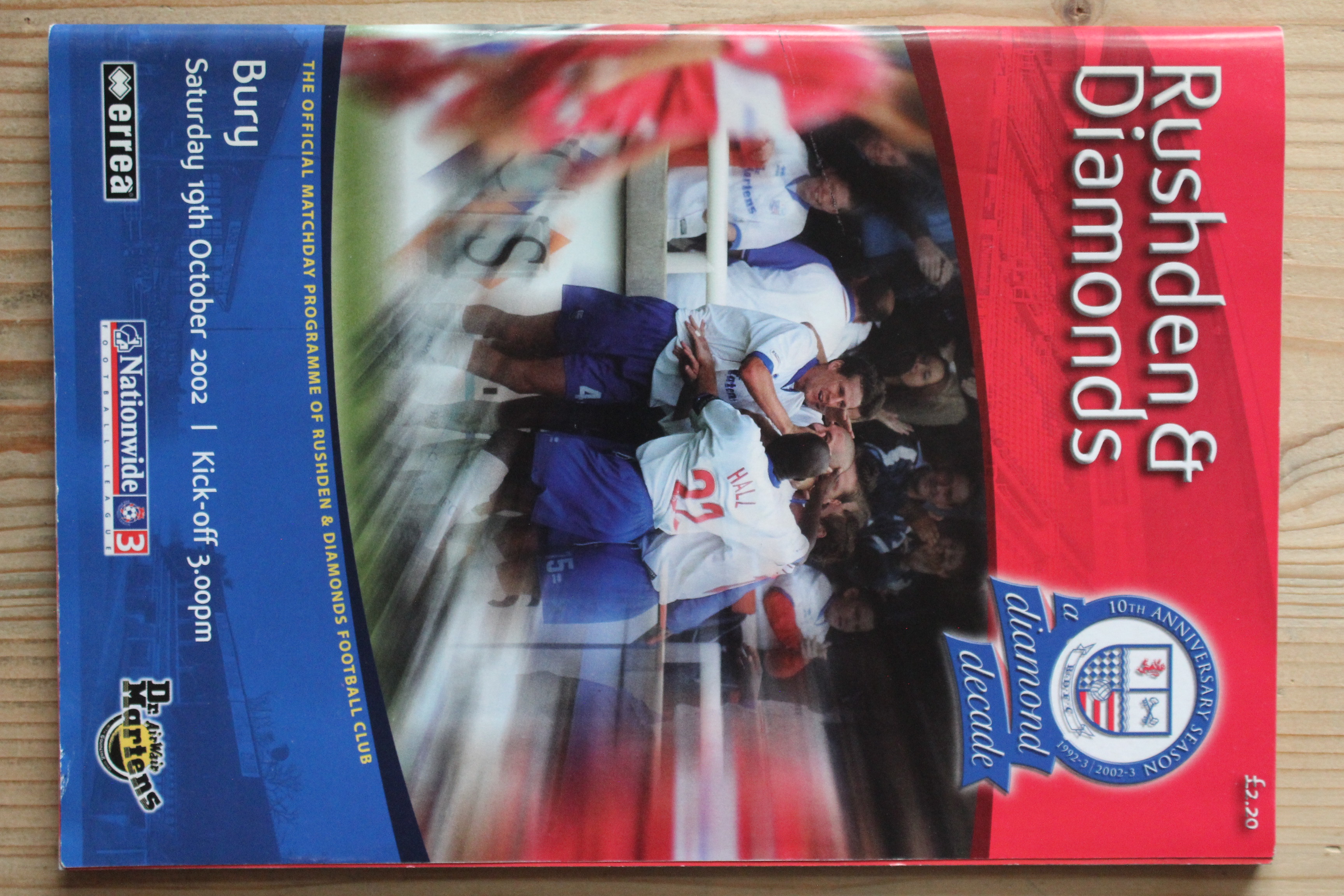 Rushden & Diamonds v Bury FC