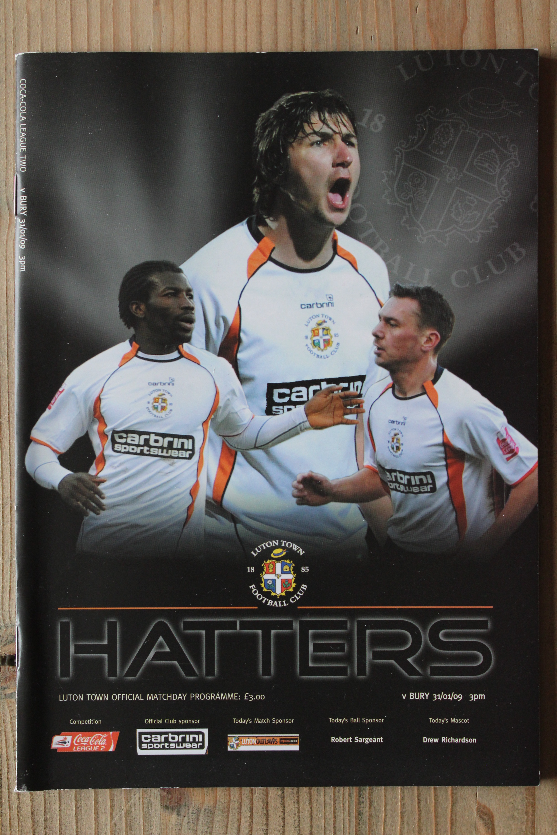 Luton Town FC v Bury FC