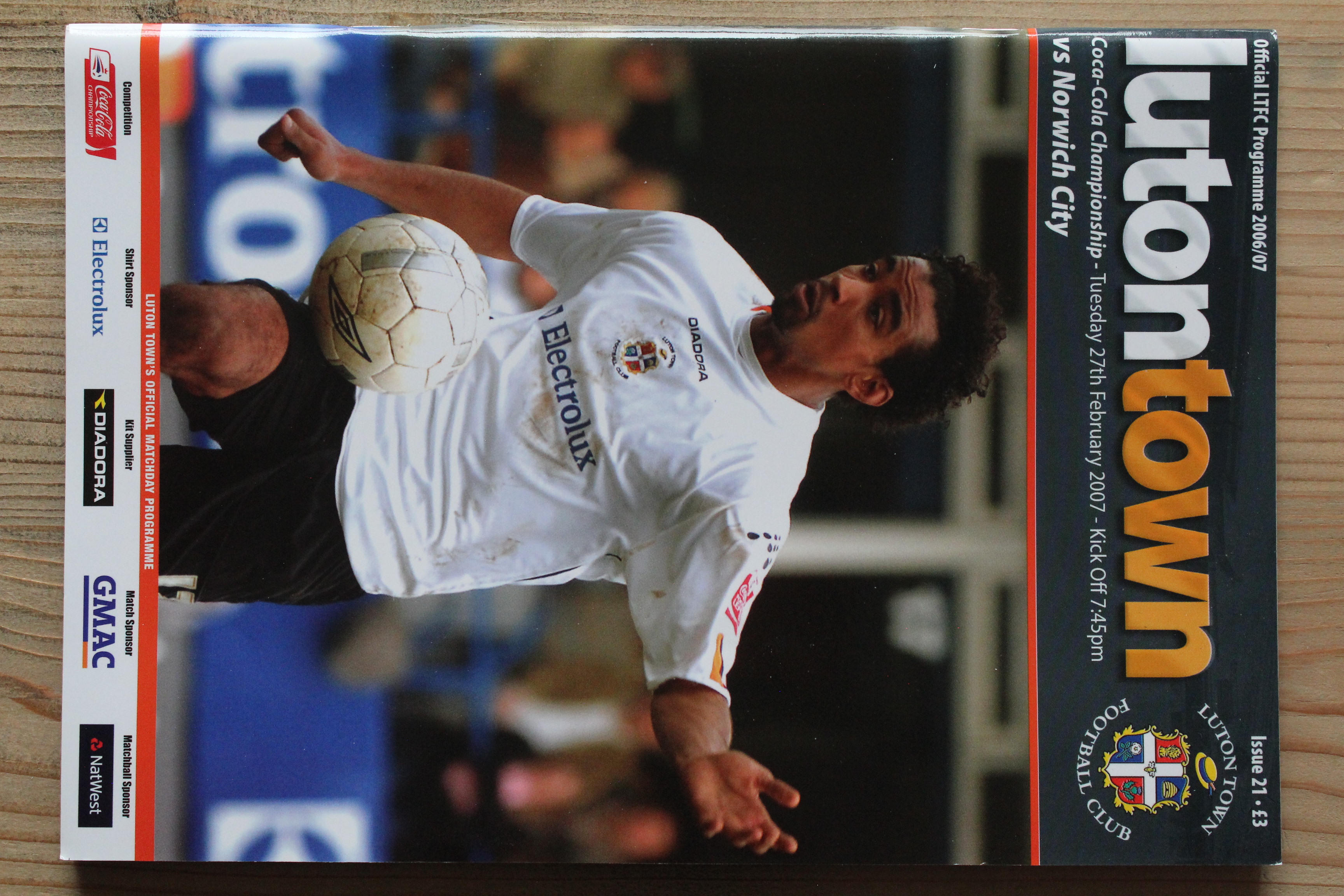 Luton Town FC v Norwich City FC
