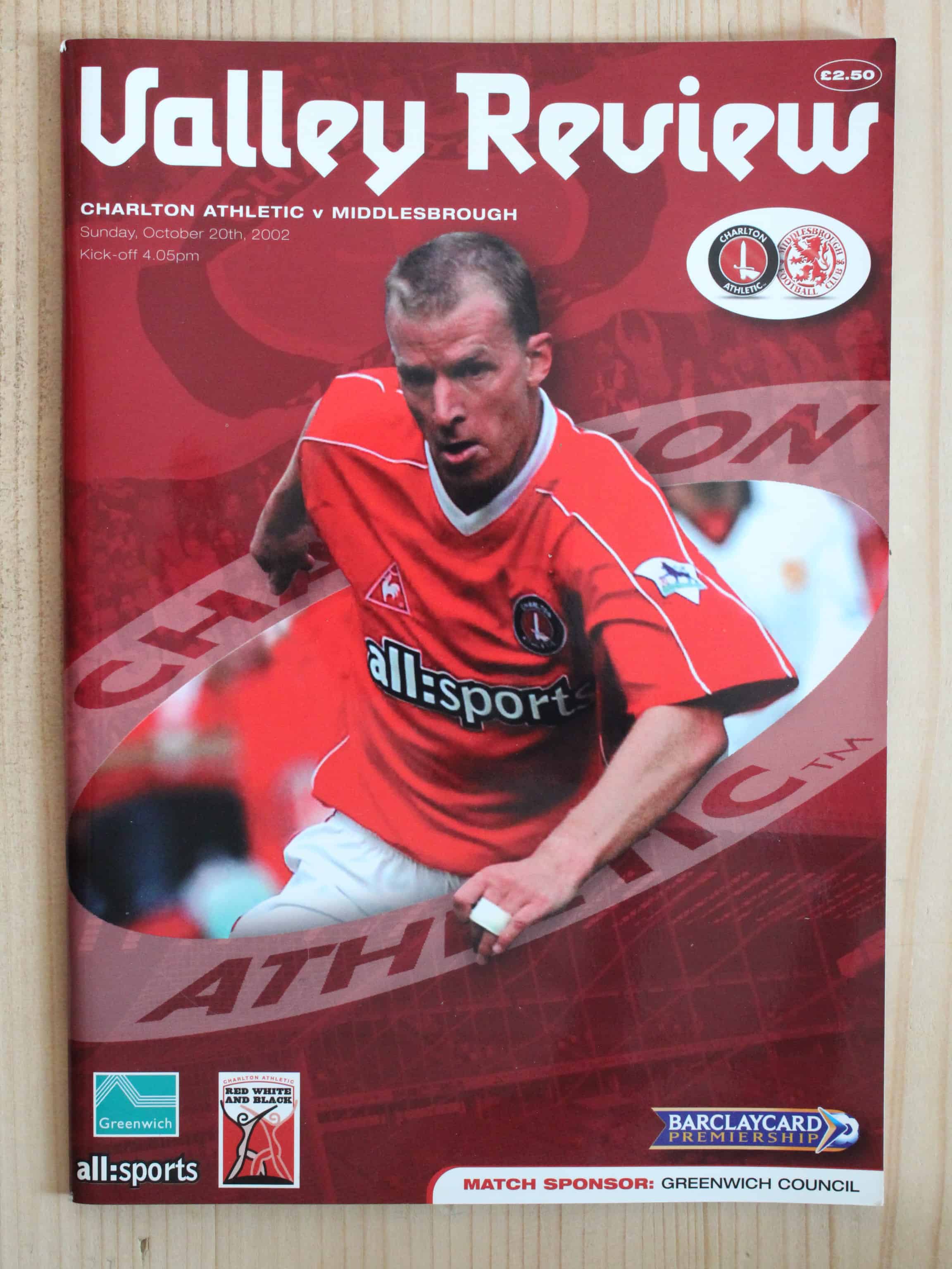 Charlton Athletic FC v Middlesbrough FC