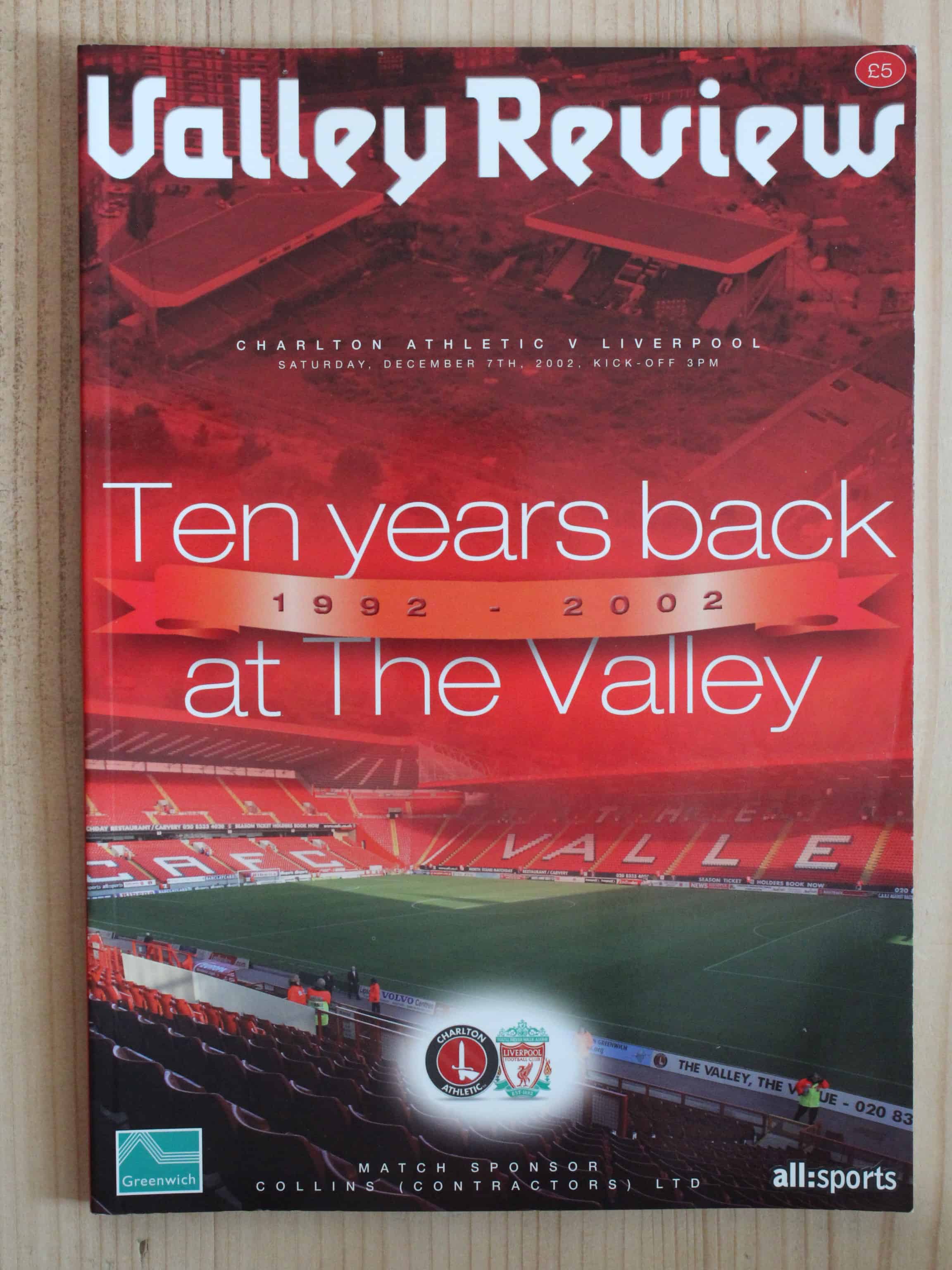 Charlton Athletic FC v Liverpool FC