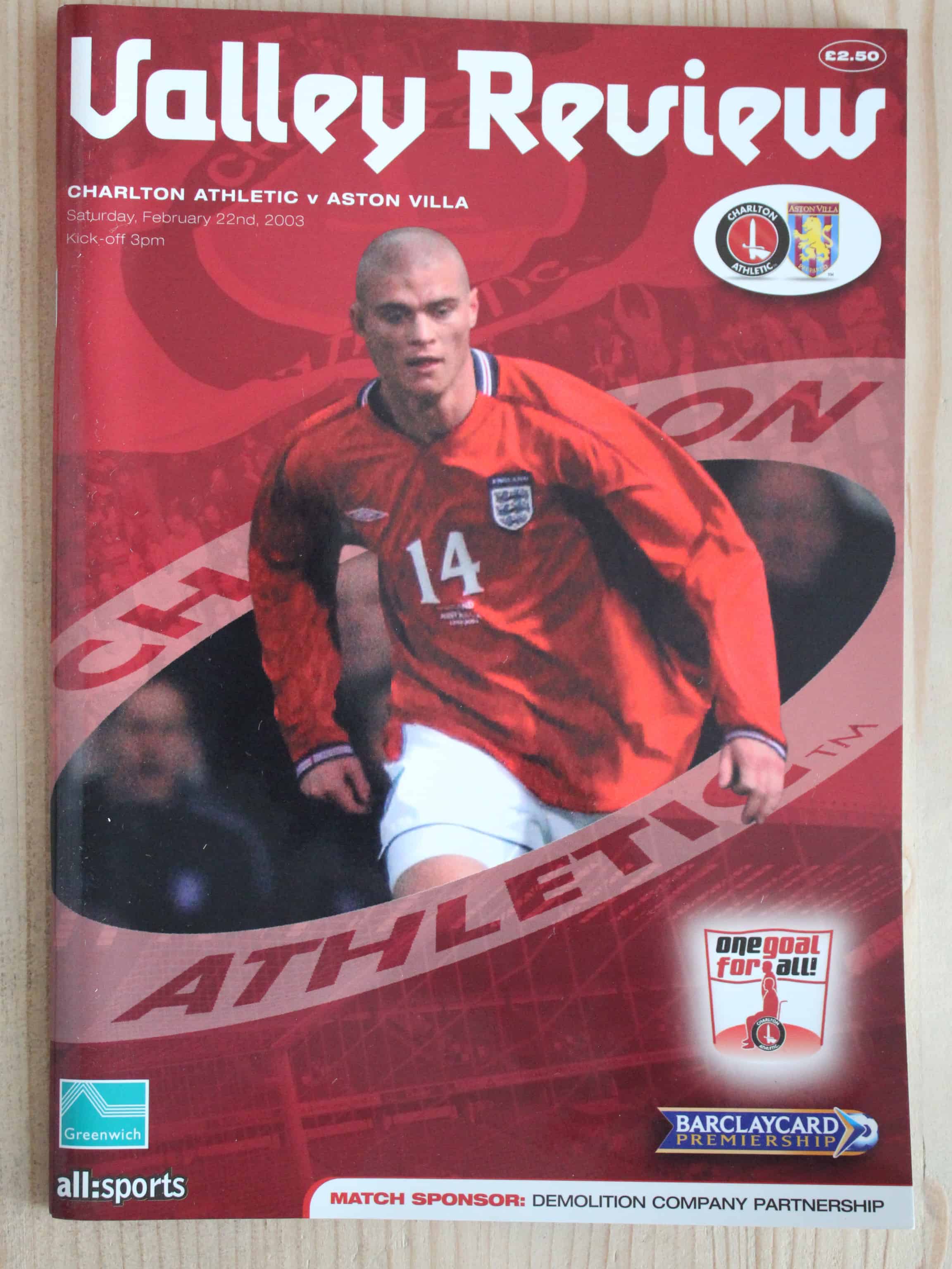 Charlton Athletic FC v Aston Villa FC