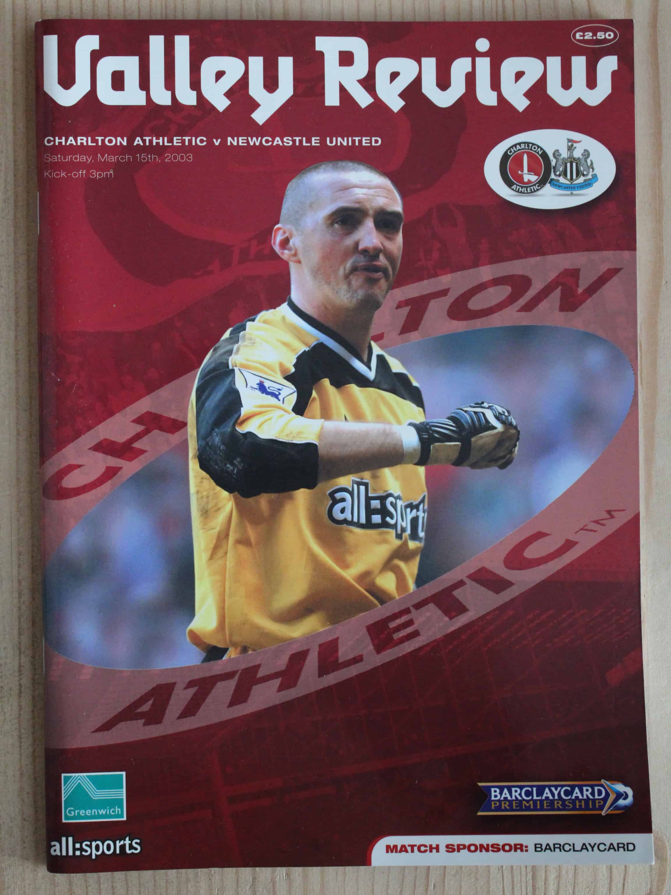 Charlton Athletic FC v Newcastle United FC