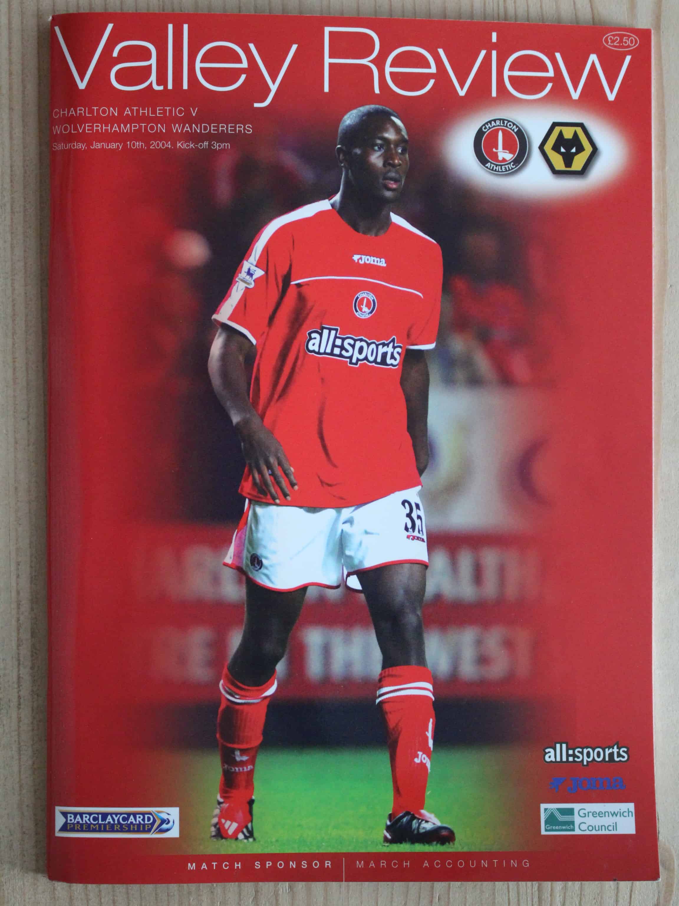 Charlton Athletic FC v Wolverhampton Wanderers FC