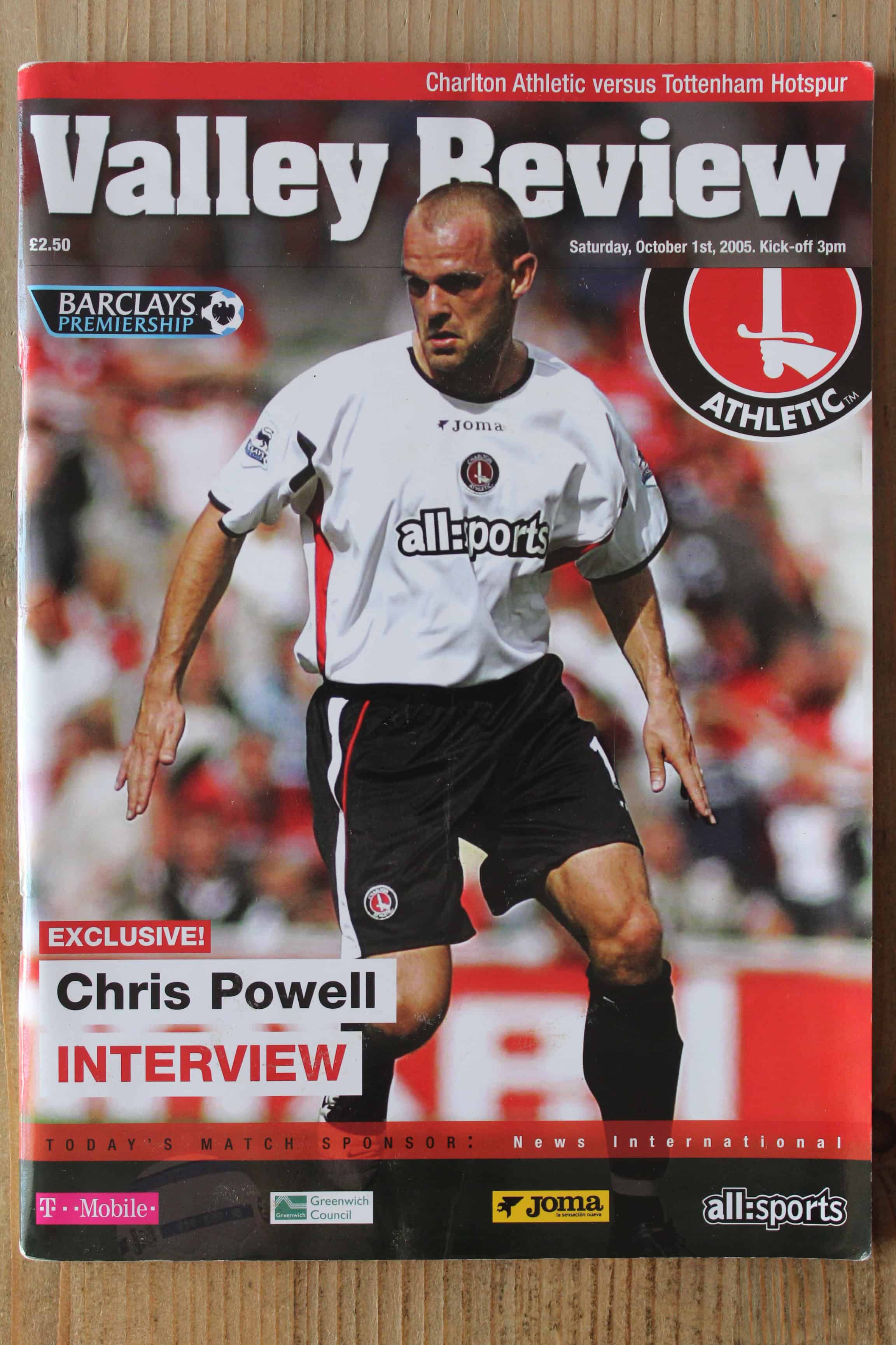 Charlton Athletic FC v Tottenham Hotspur FC