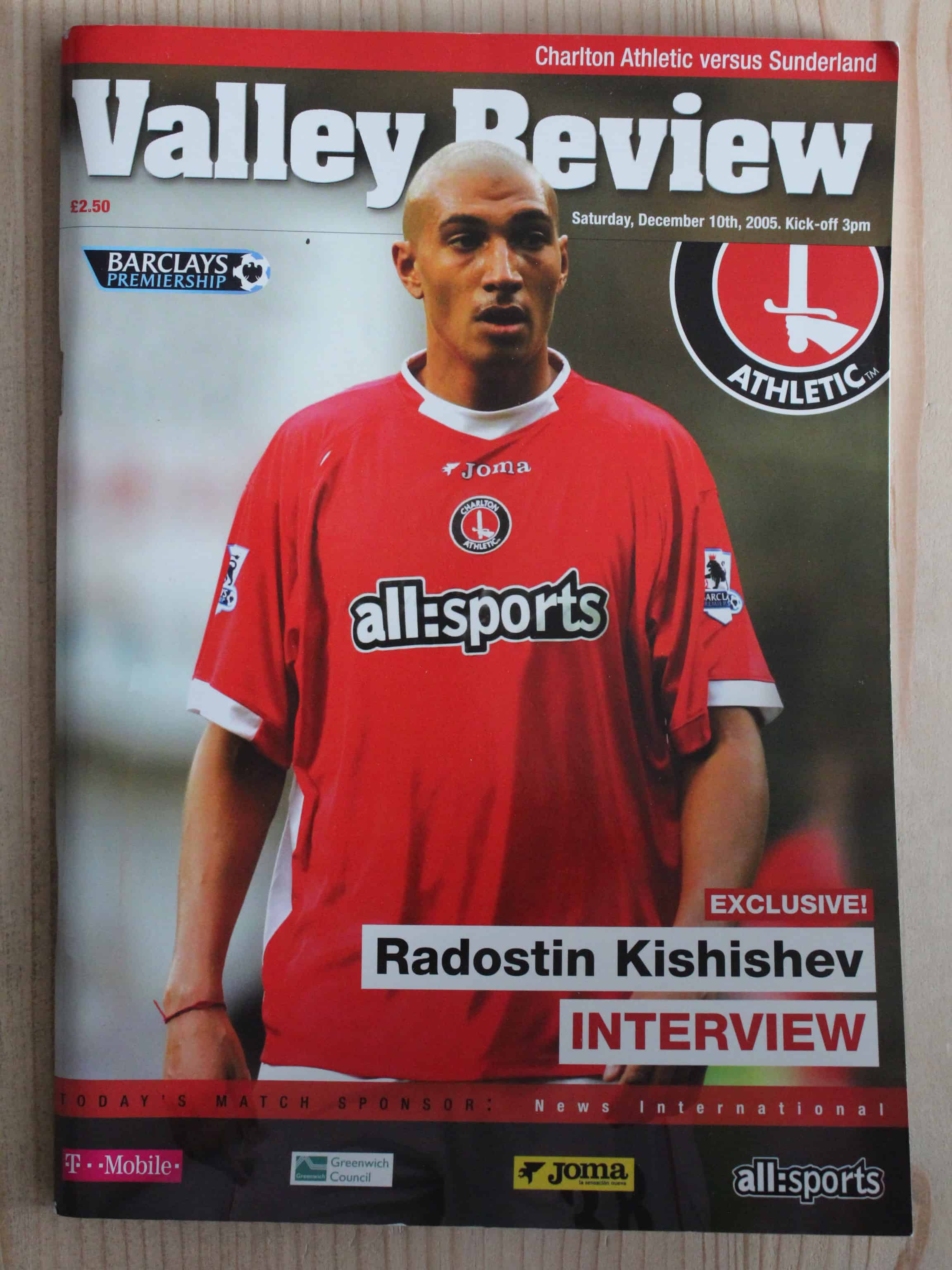 Charlton Athletic FC v Sunderland FC