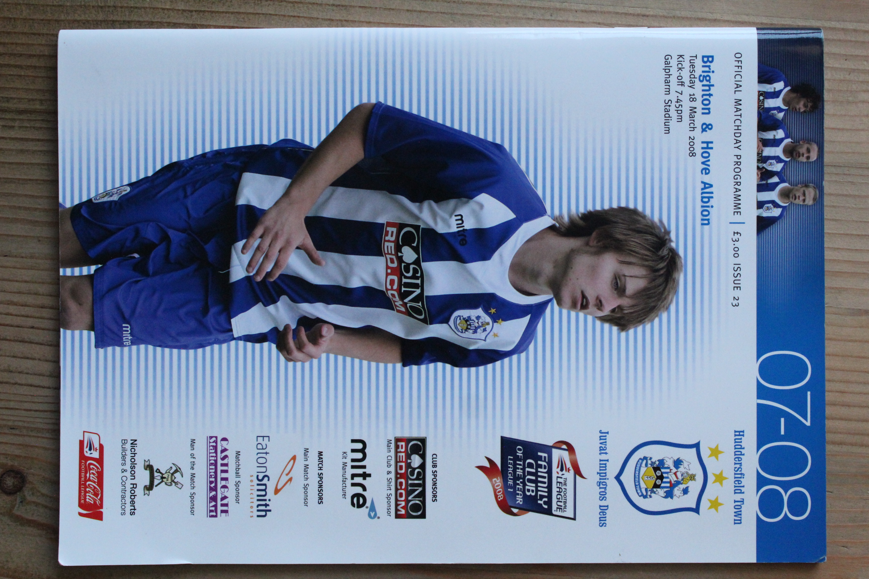 Huddersfield Town FC v Brighton & Hove Albion FC