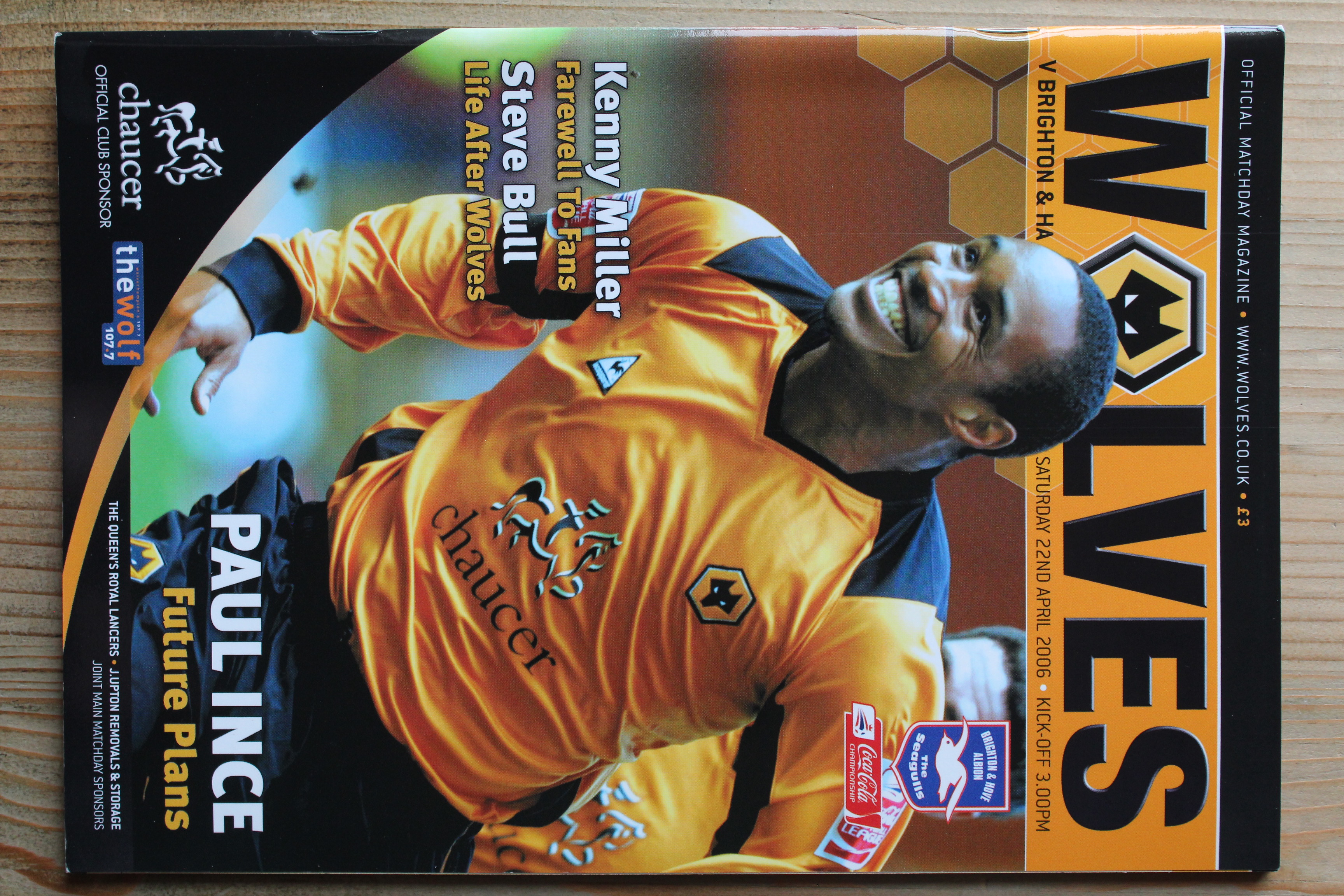 Wolverhampton Wanderers FC v Brighton & Hove Albion FC
