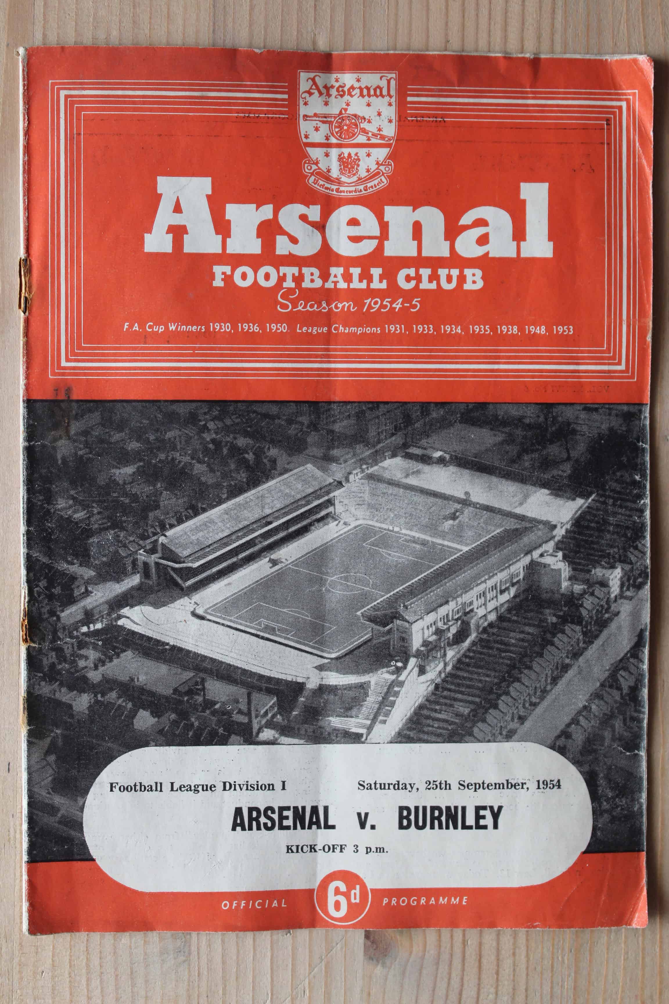 Arsenal FC v Burnley FC