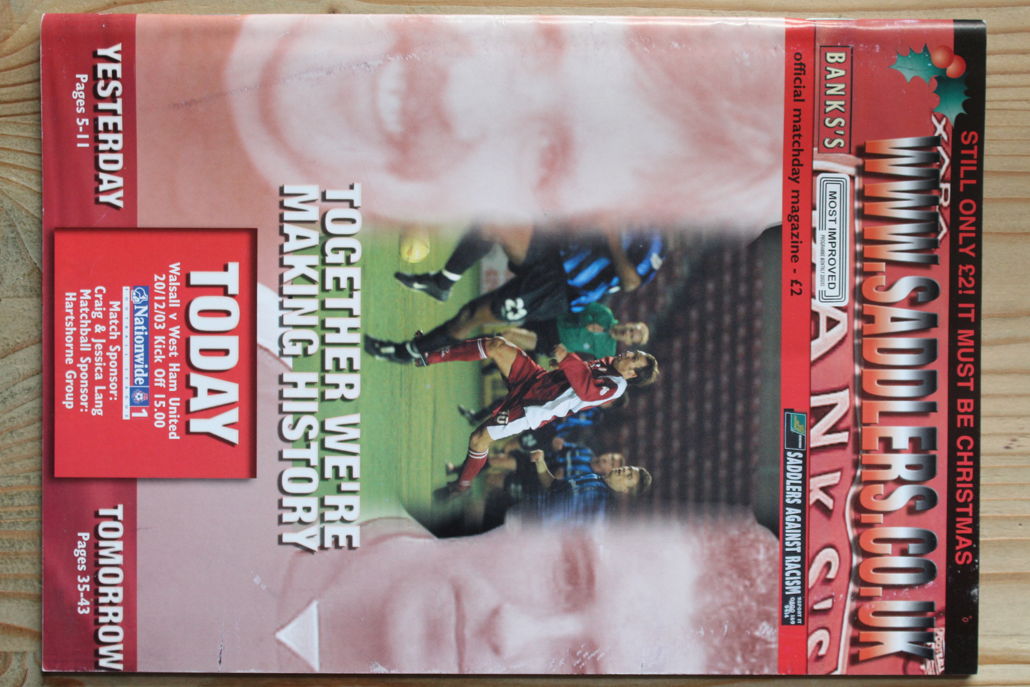 Walsall FC v West Ham United FC