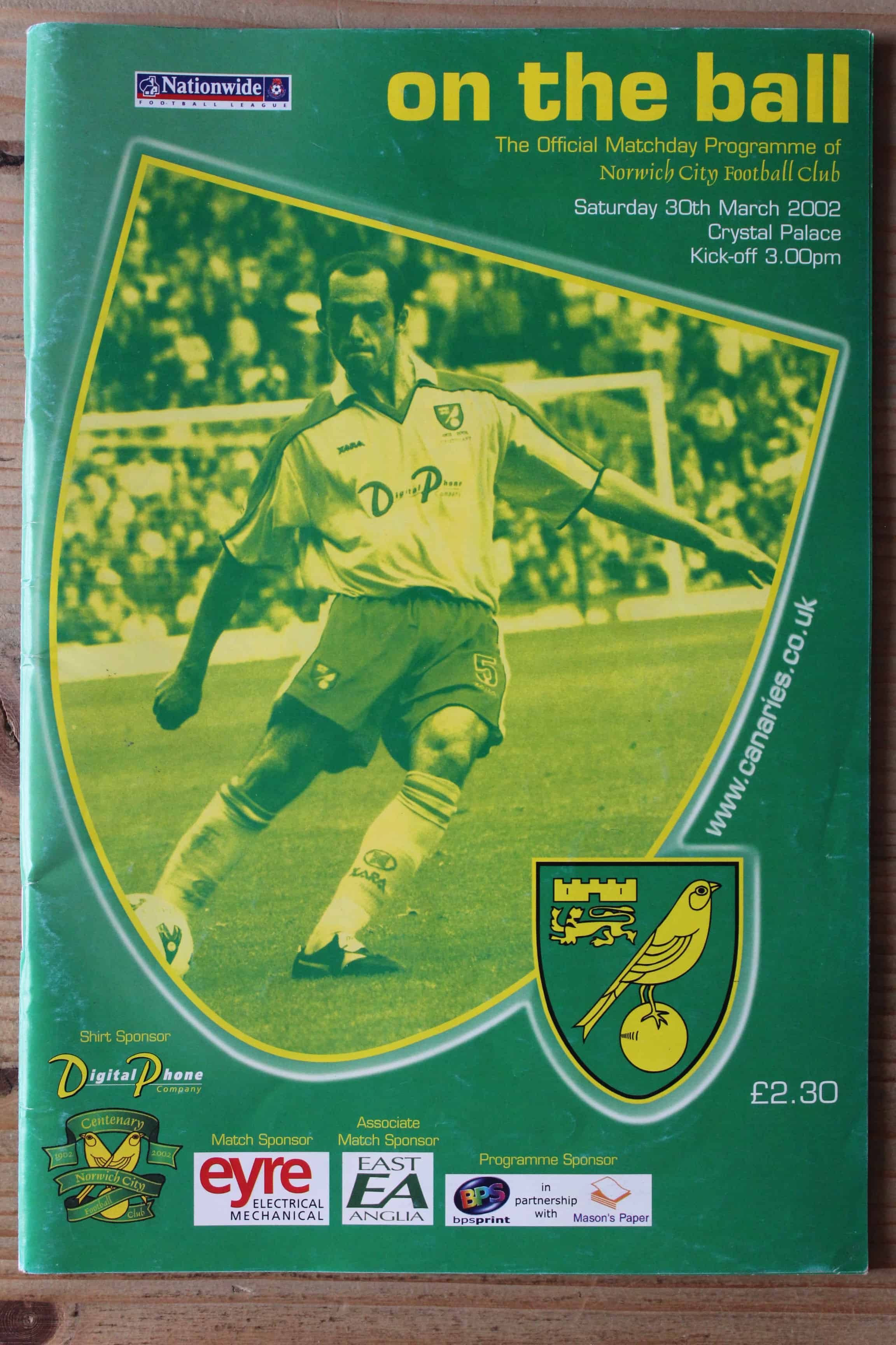 Norwich City FC v Crystal Palace FC