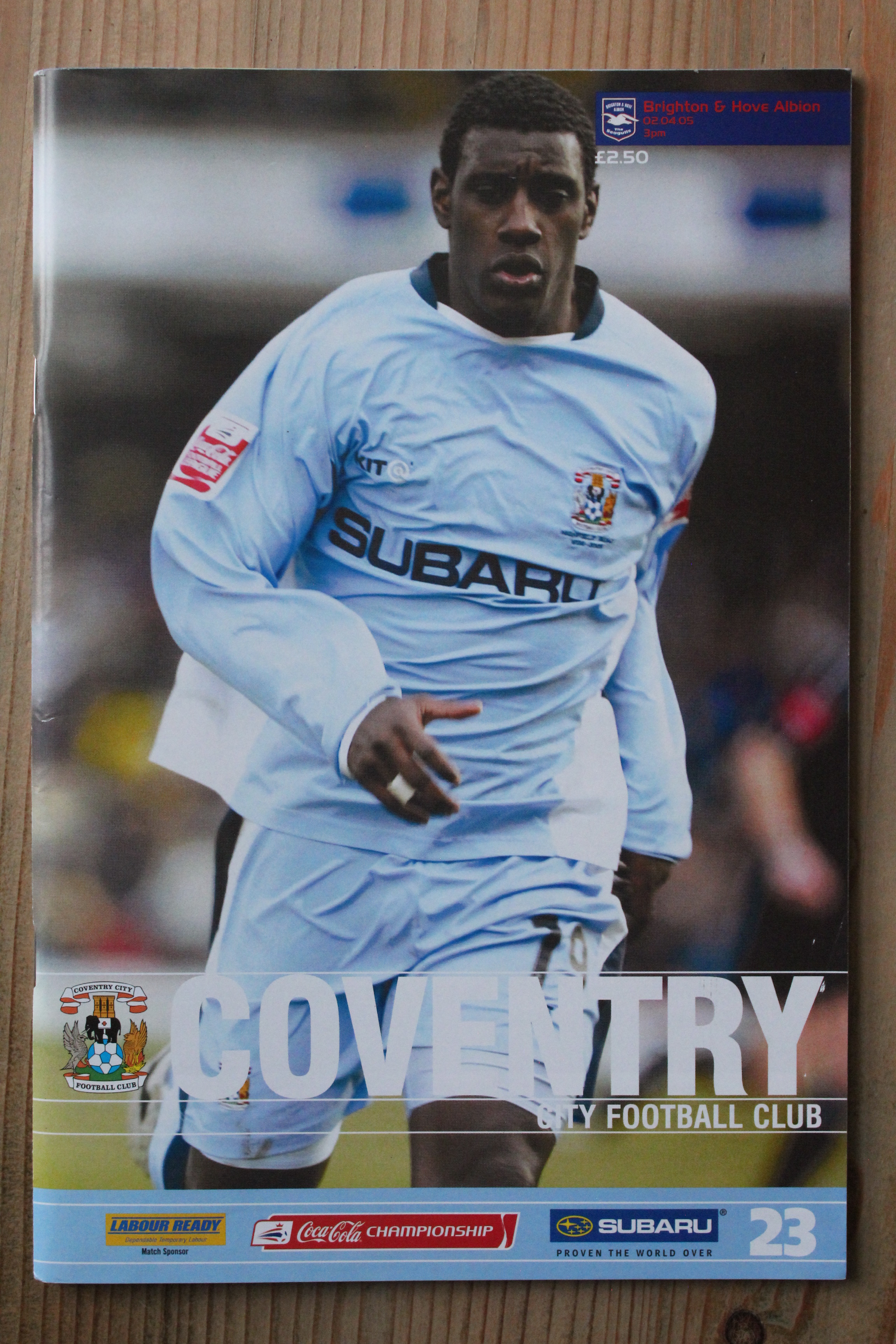 Coventry City FC v Brighton & Hove Albion FC