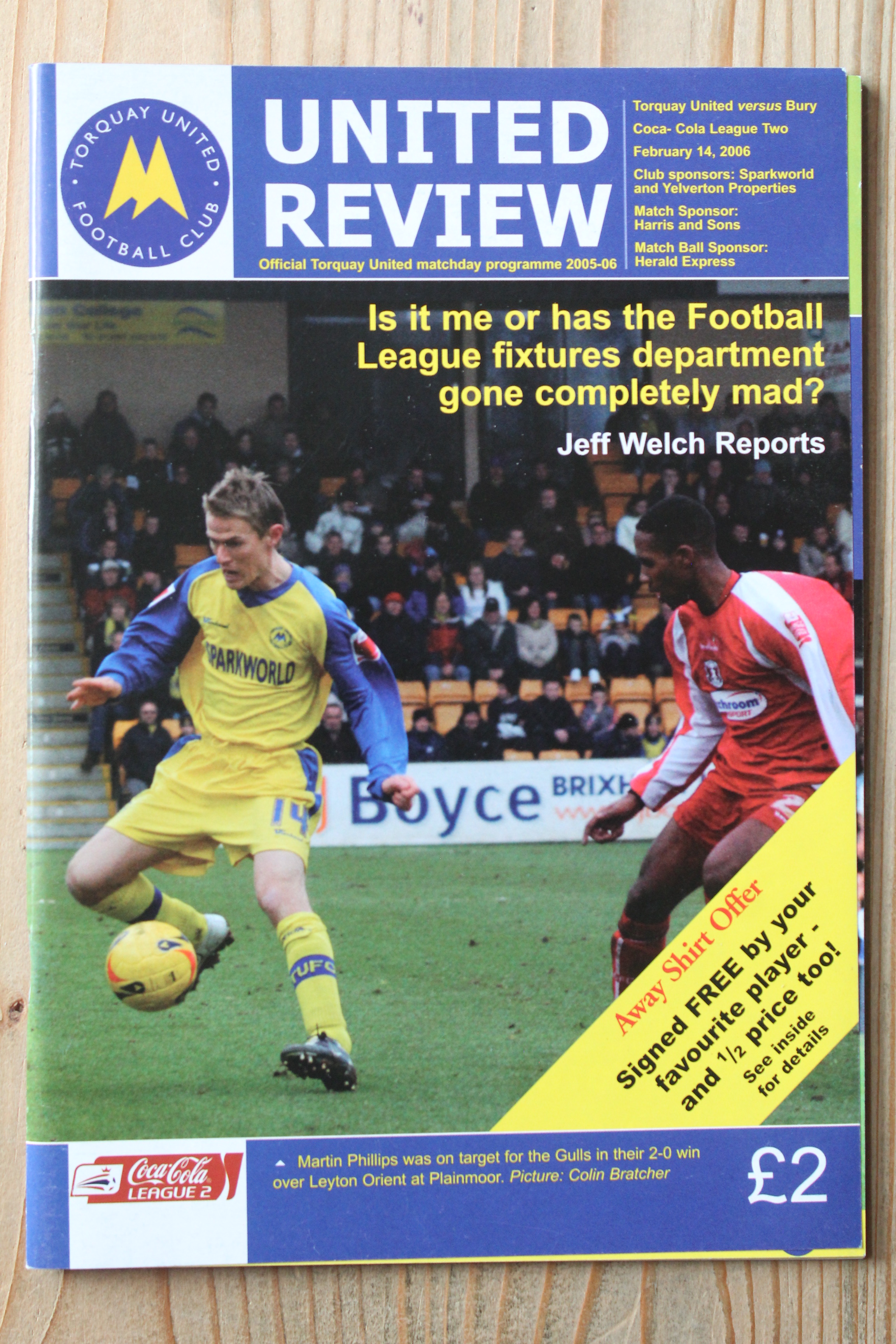Torquay United FC v Bury FC