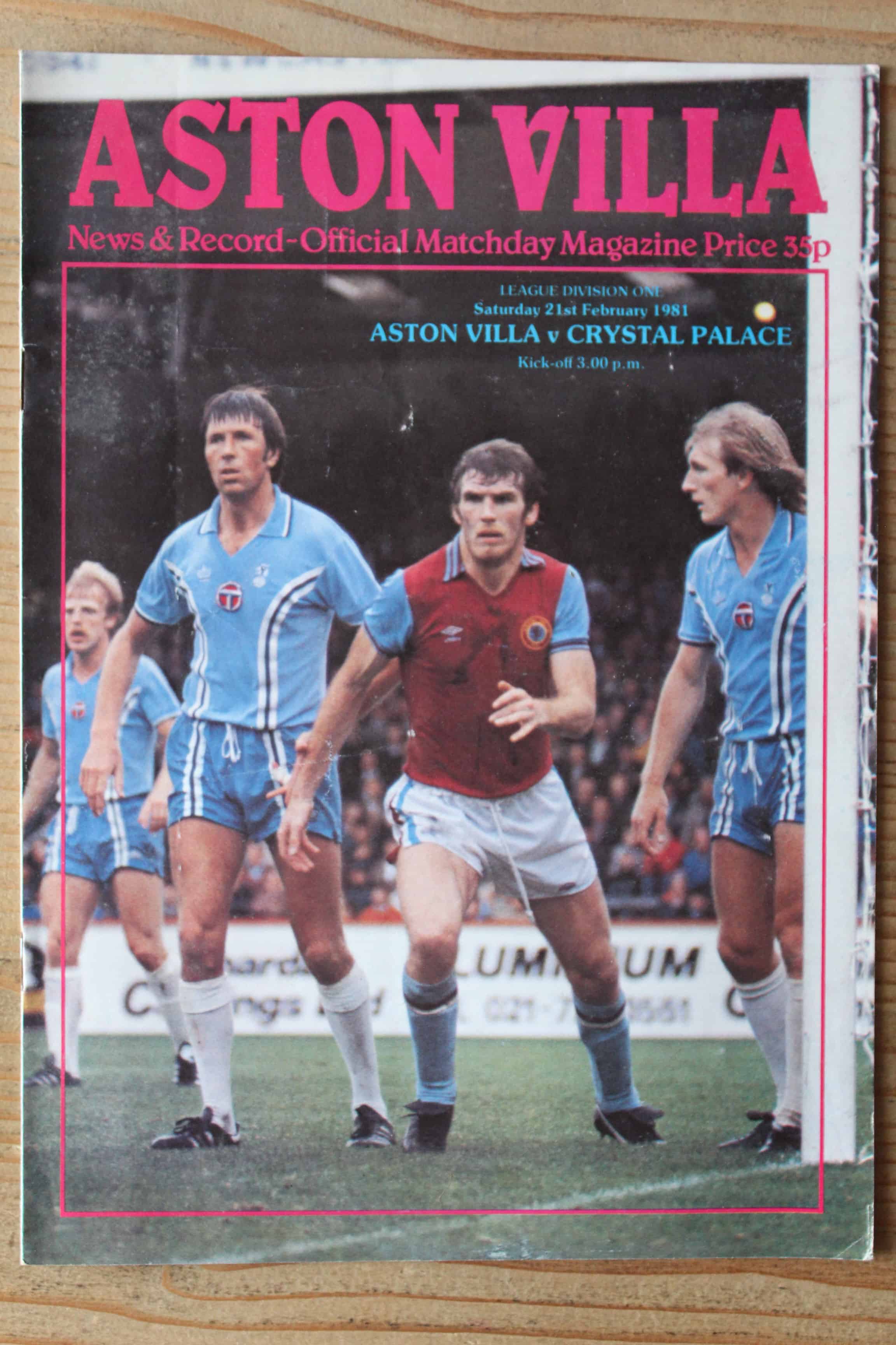 Aston Villa FC v Crystal Palace FC