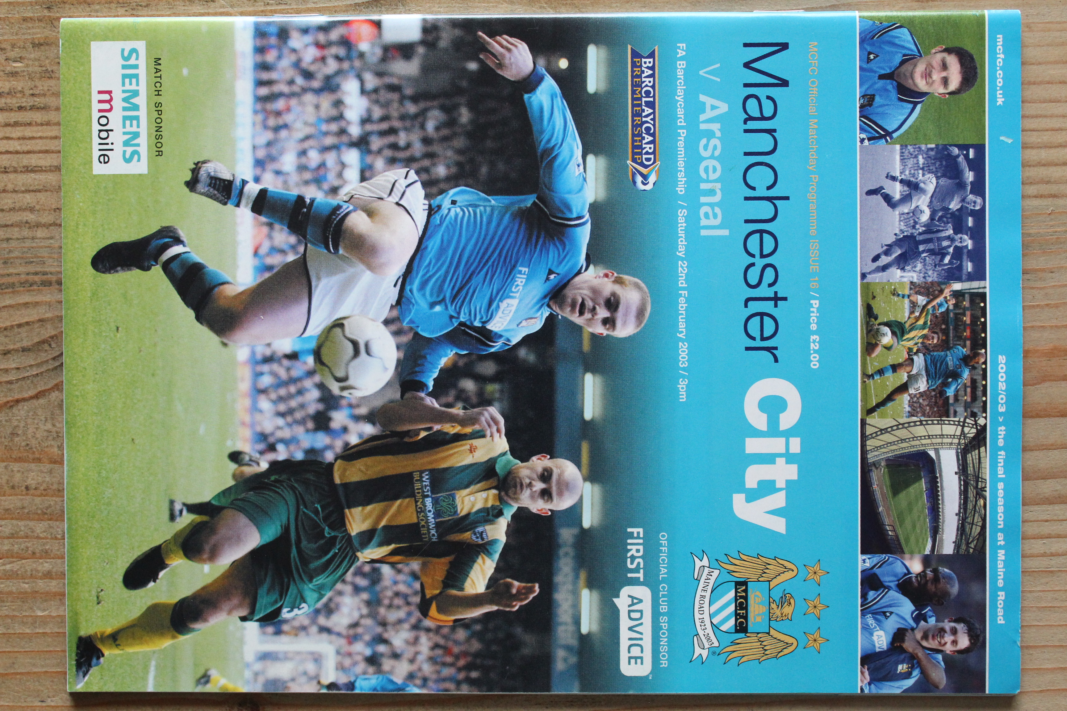 Manchester City FC v Arsenal FC