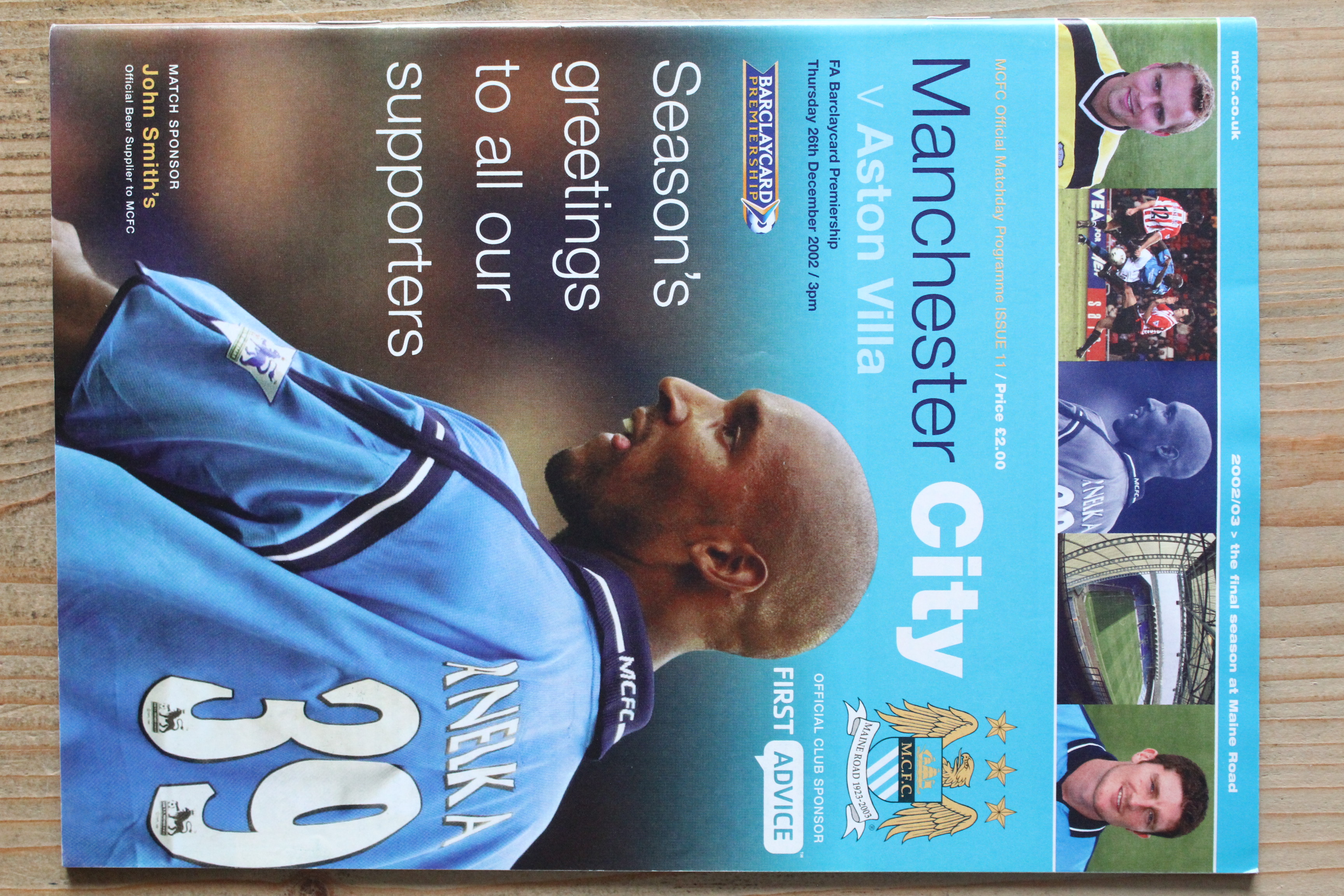 Manchester City FC v Aston Villa FC