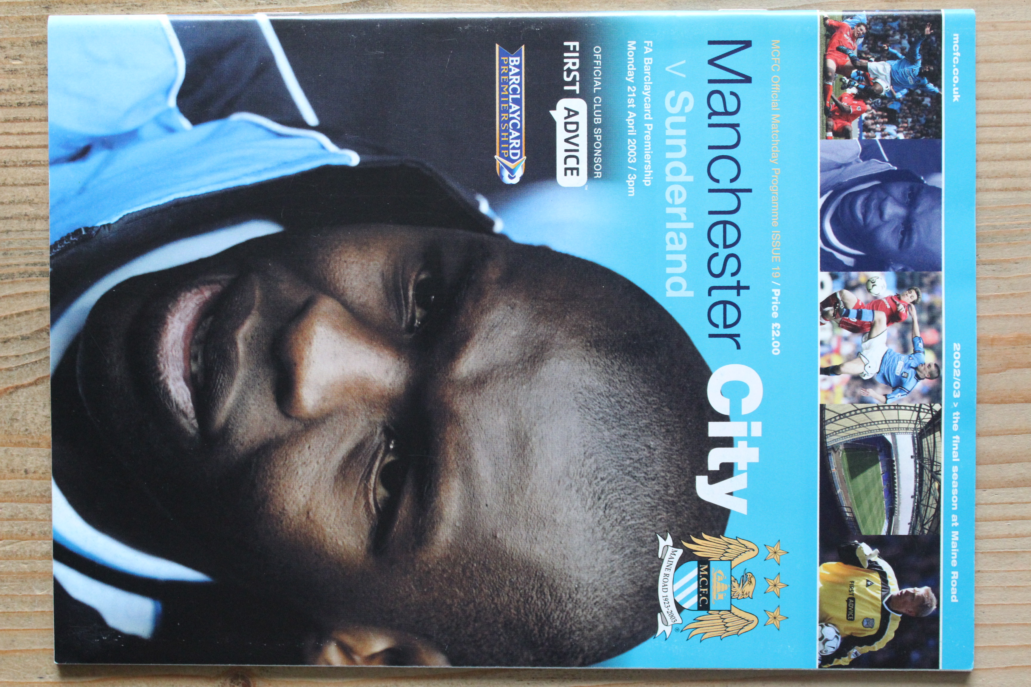 Manchester City FC v Sunderland FC