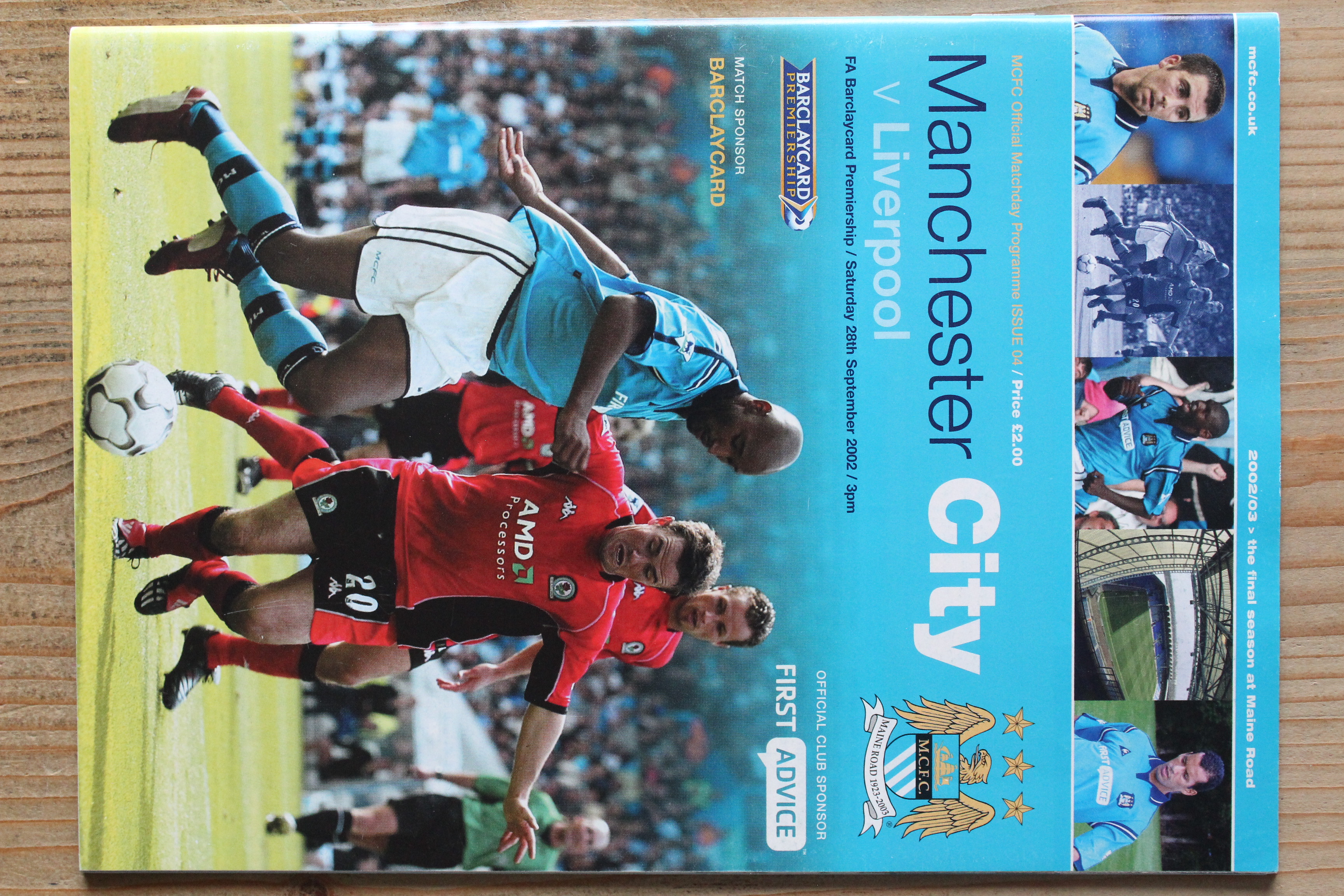 Manchester City FC v Liverpool FC