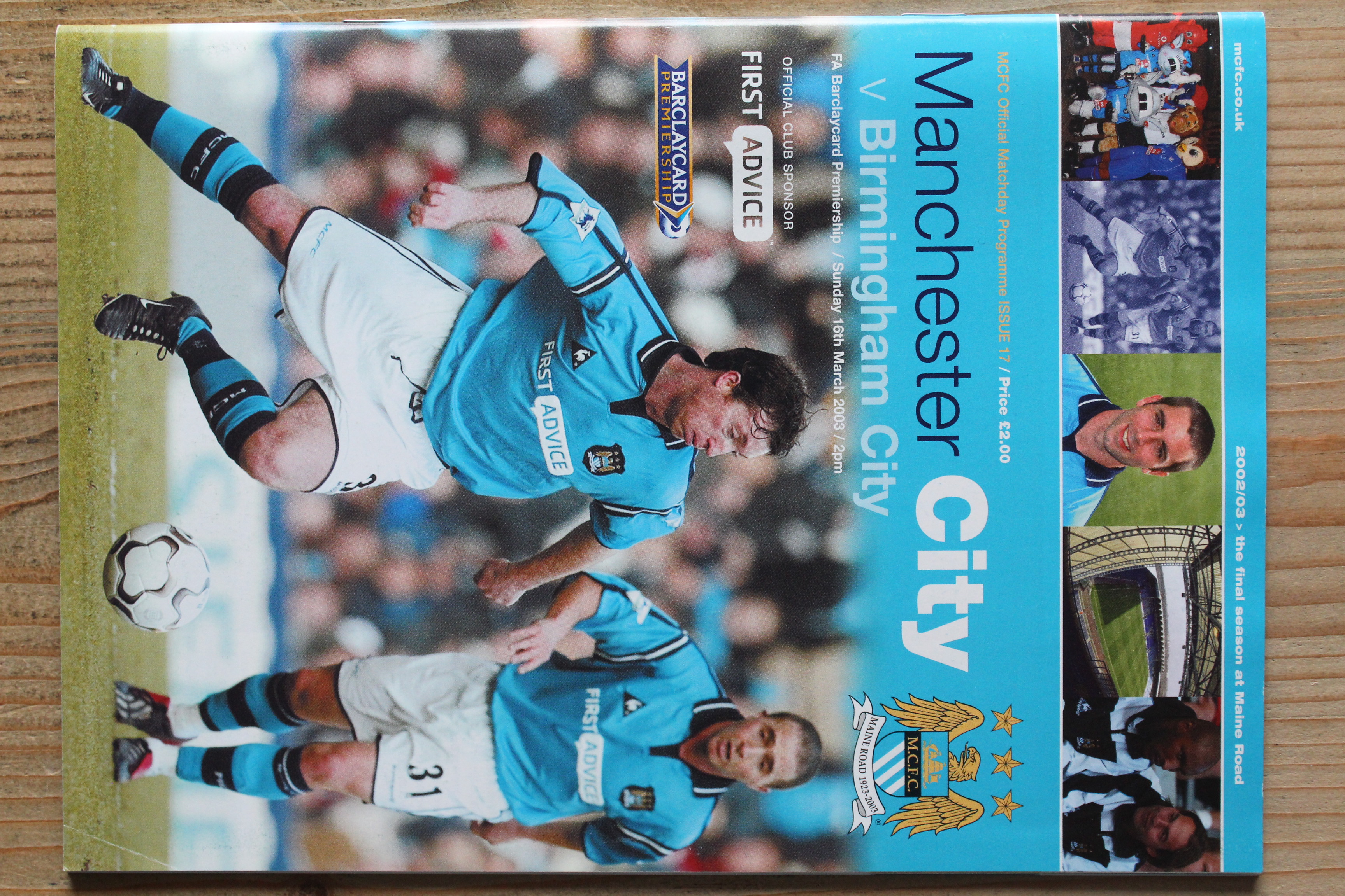 Manchester City FC v Birmingham City FC