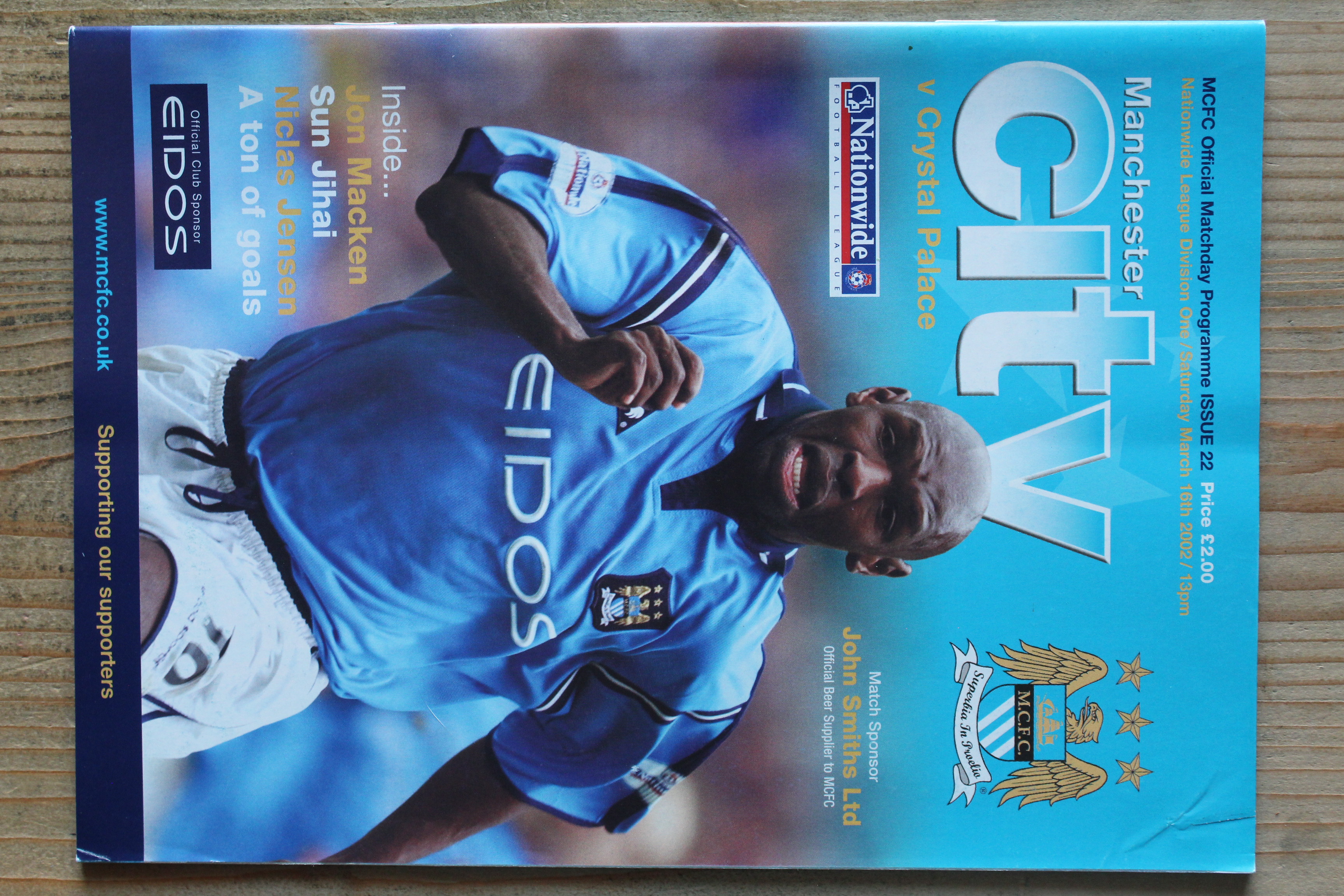 Manchester City FC v Crystal Palace FC