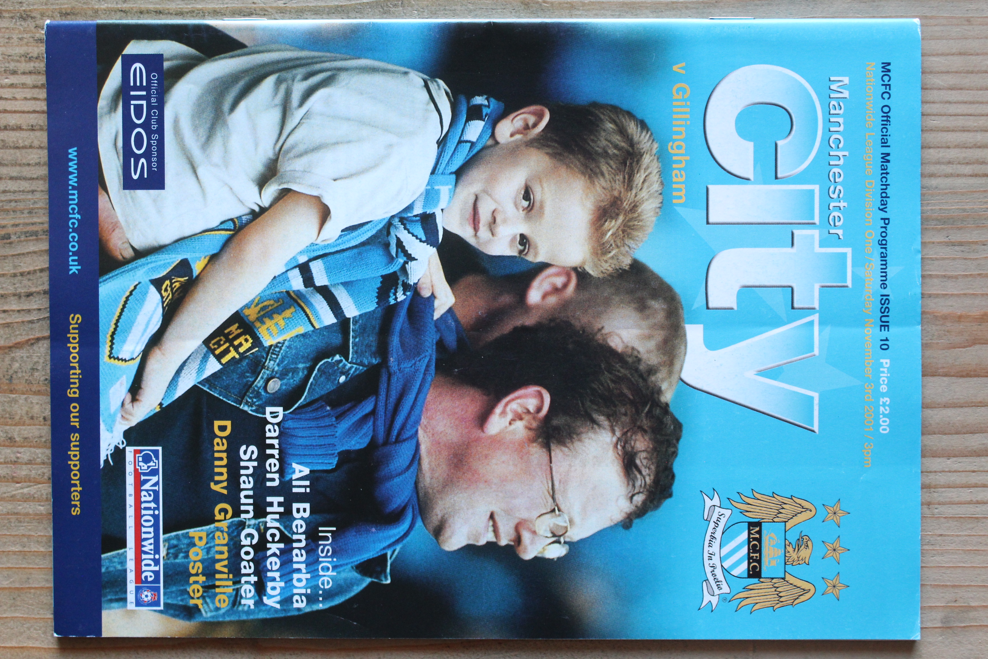 Manchester City FC v Gillingham FC