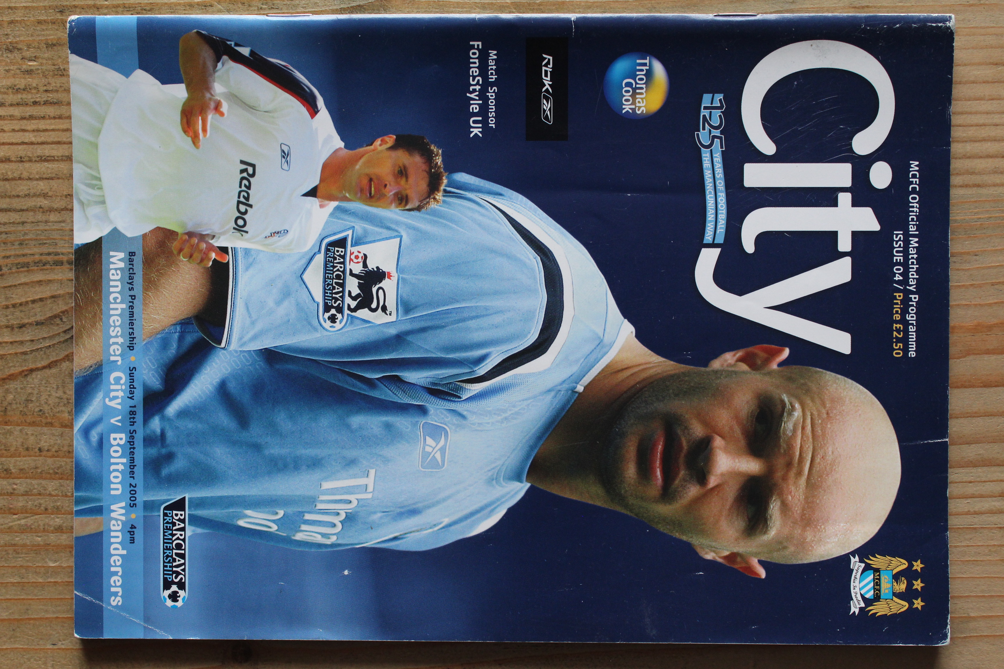 Manchester City FC v Bolton Wanderers FC