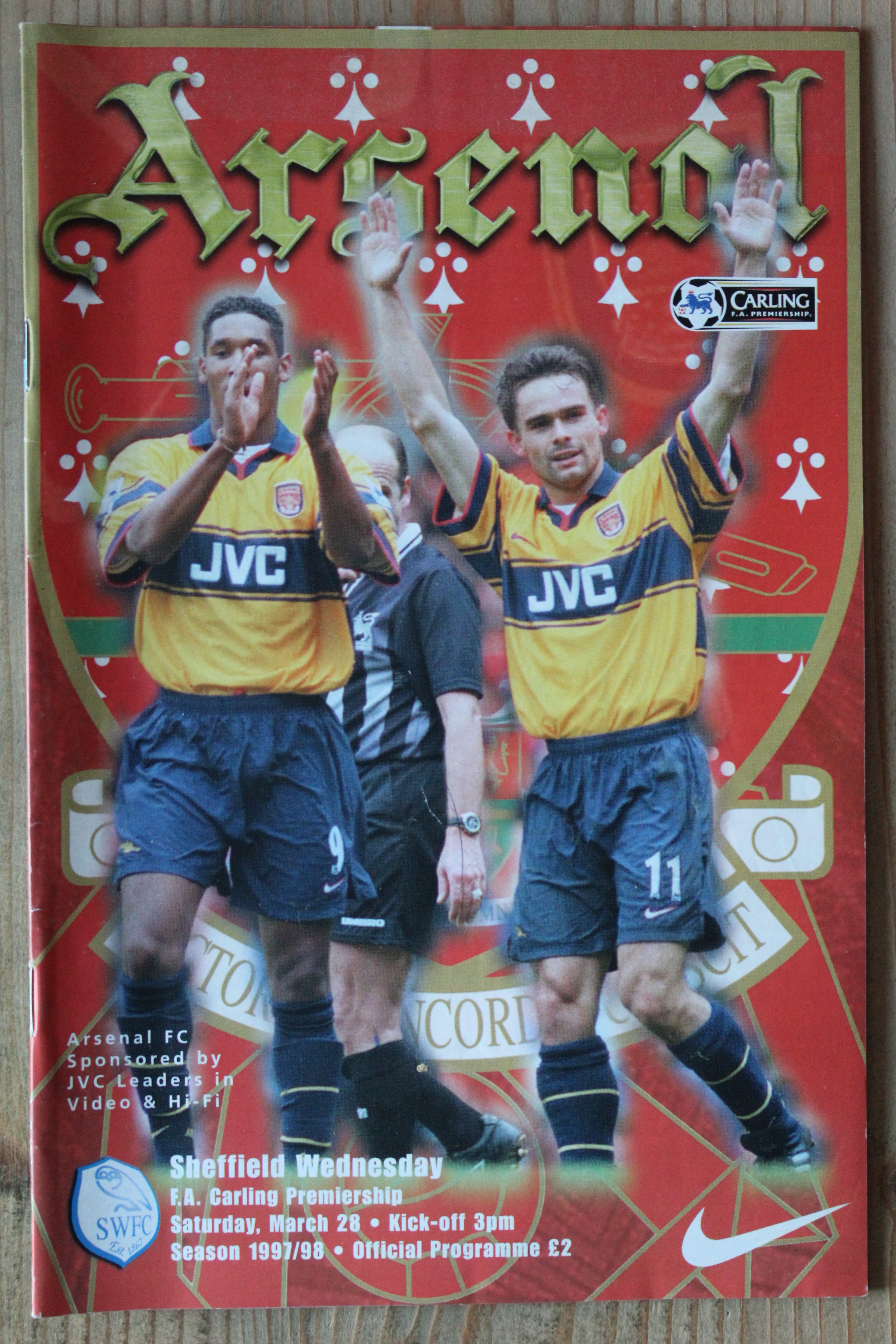 Arsenal FC v Sheffield Wednesday FC 