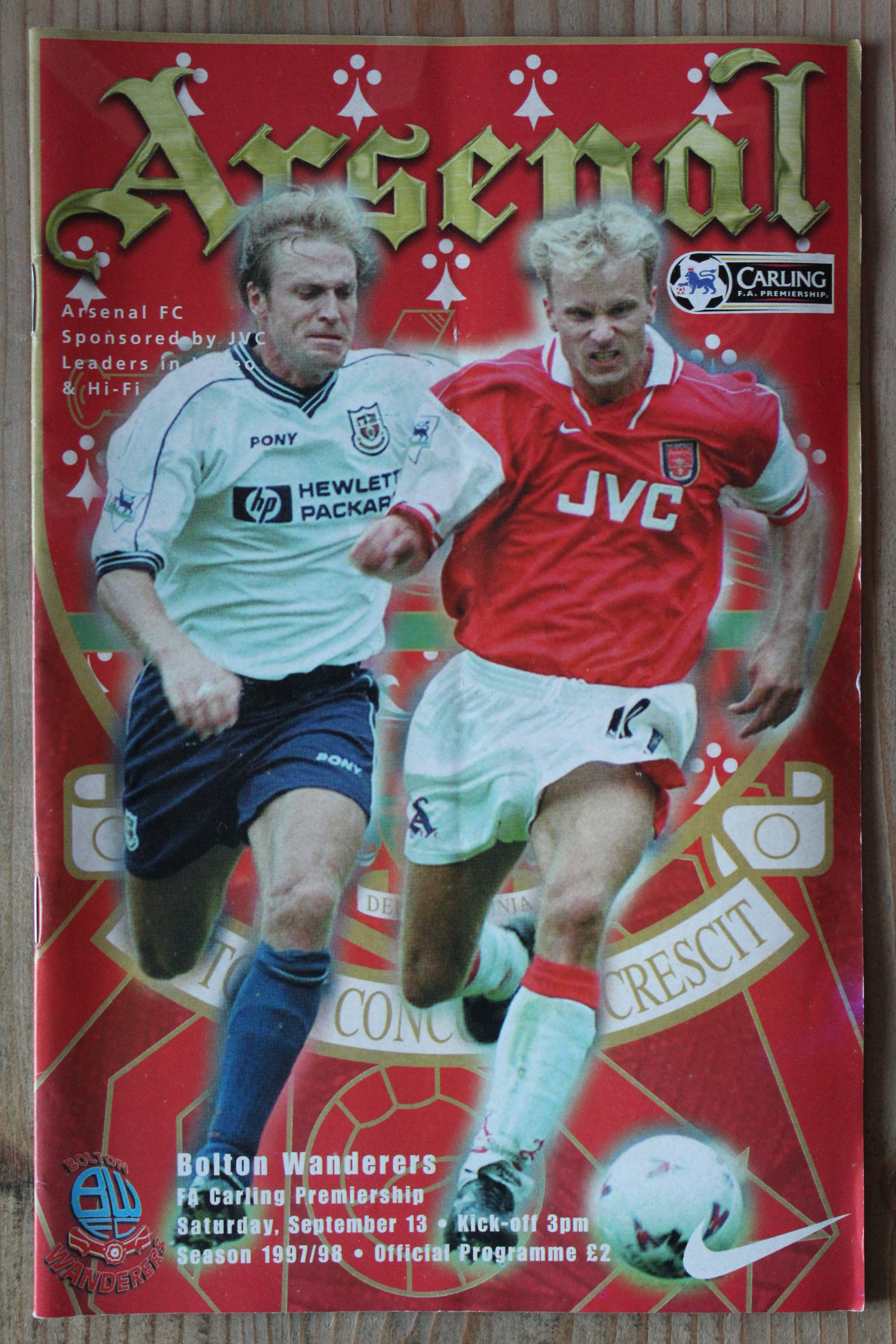 Arsenal FC v Bolton Wanderers FC