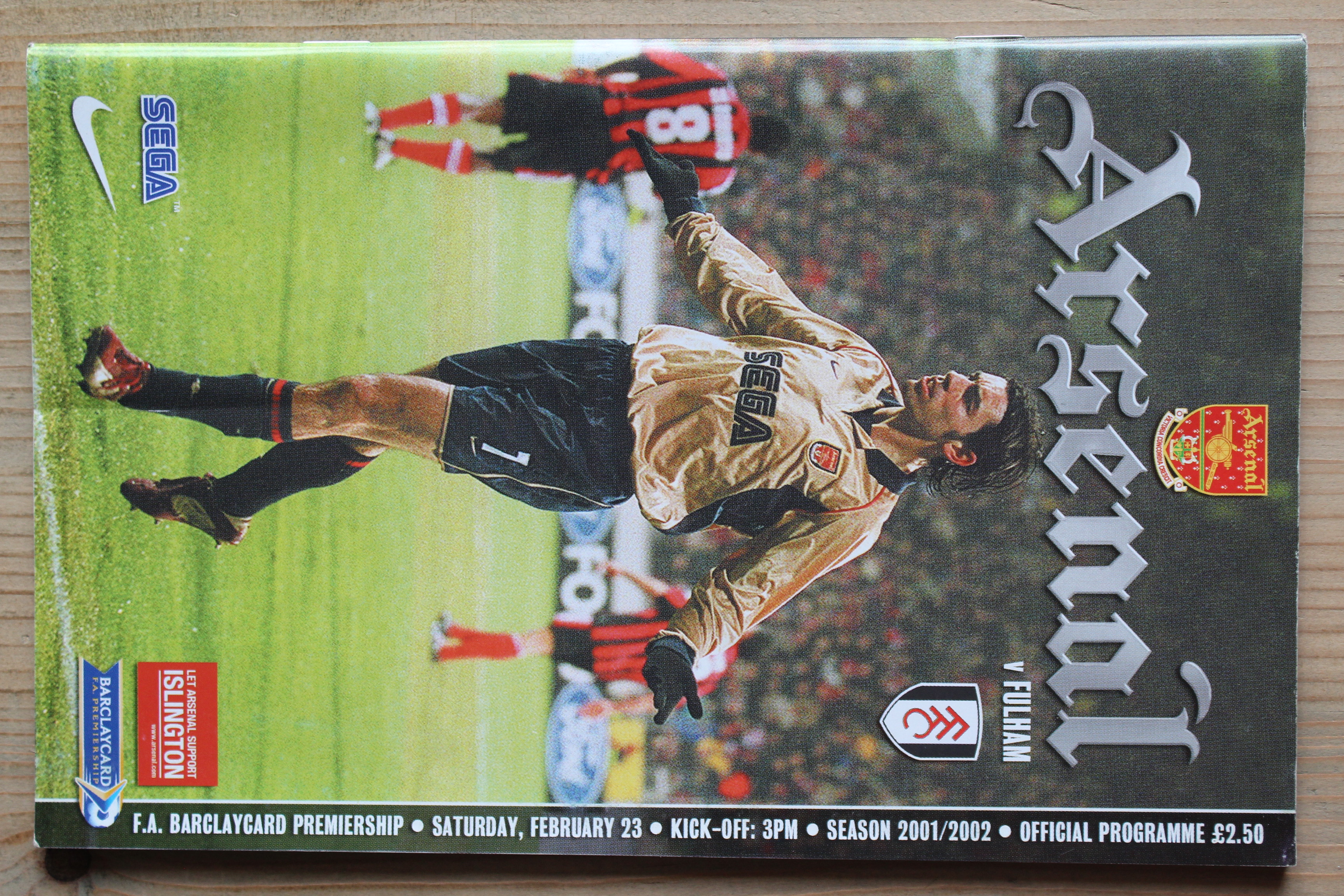 Arsenal FC v Fulham FC