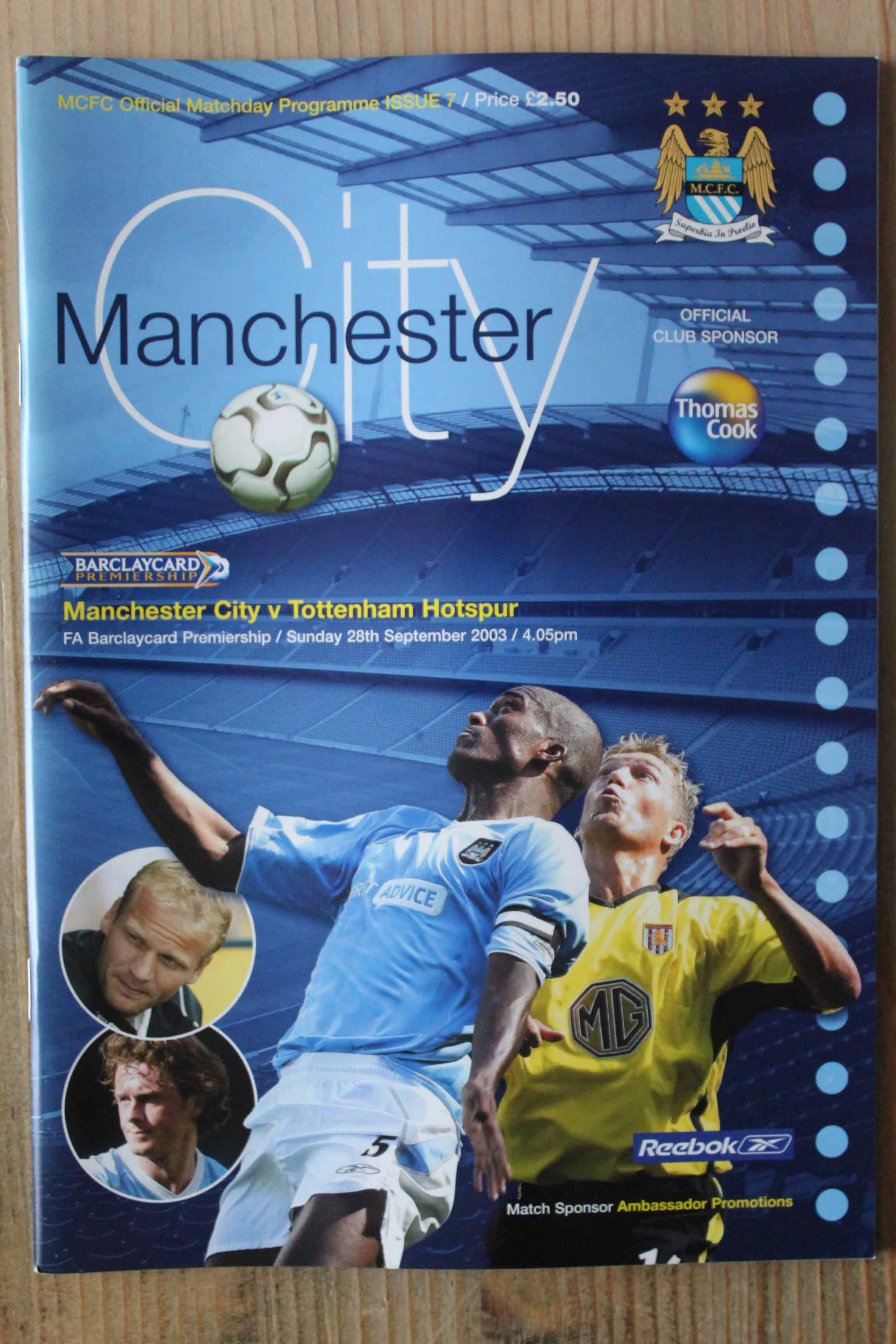 Manchester City FC v Tottenham Hotspur FC