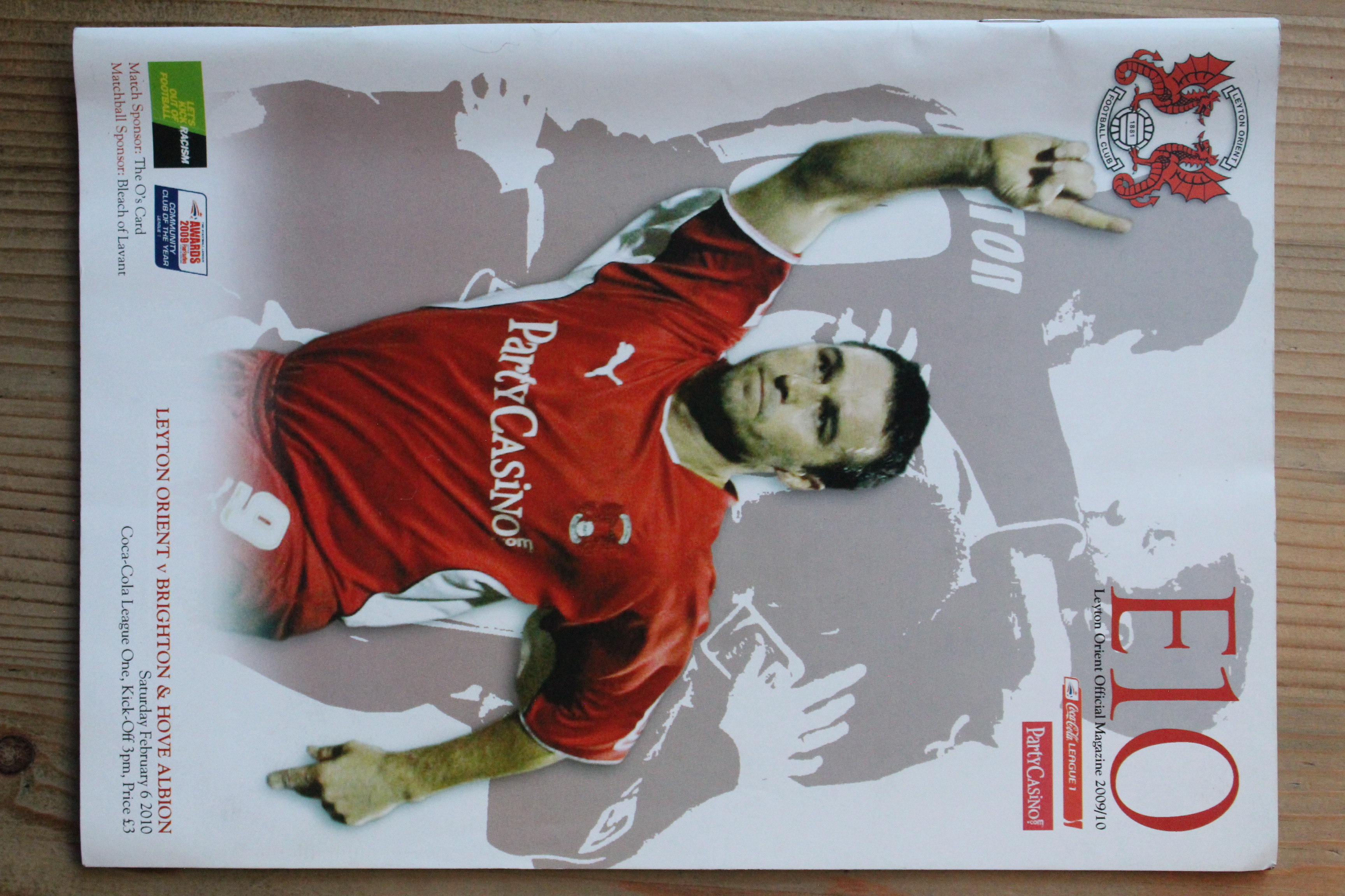 Leyton Orient FC v Brighton & Hove Albion FC