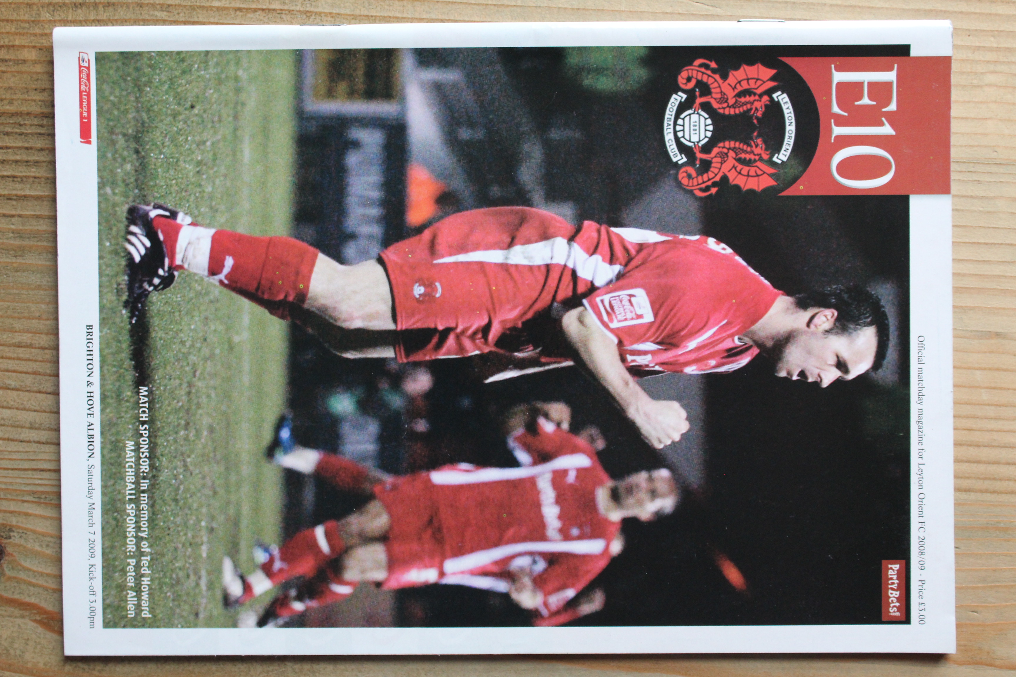 Leyton Orient FC v Brighton & Hove Albion FC