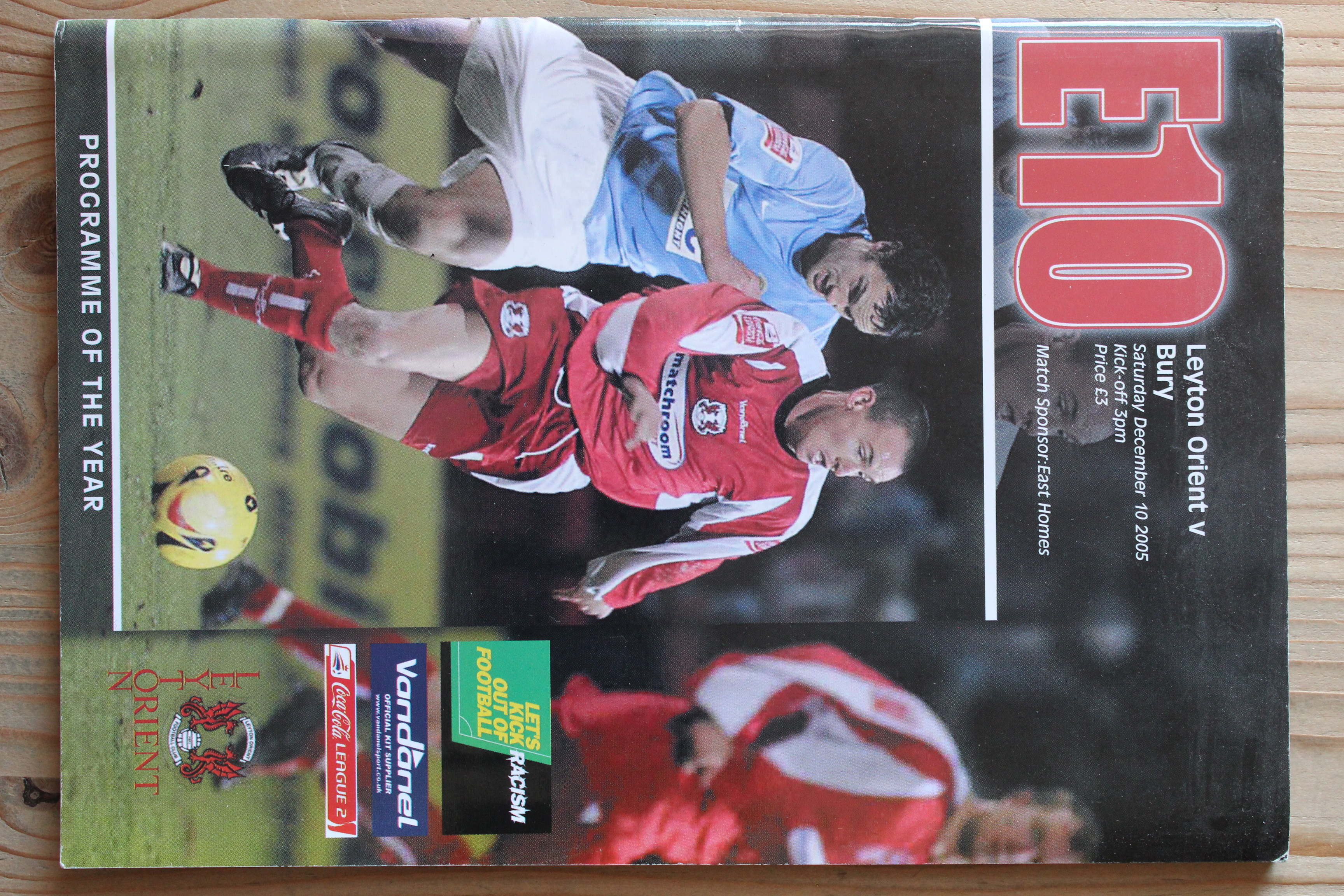 Leyton Orient FC v Bury FC