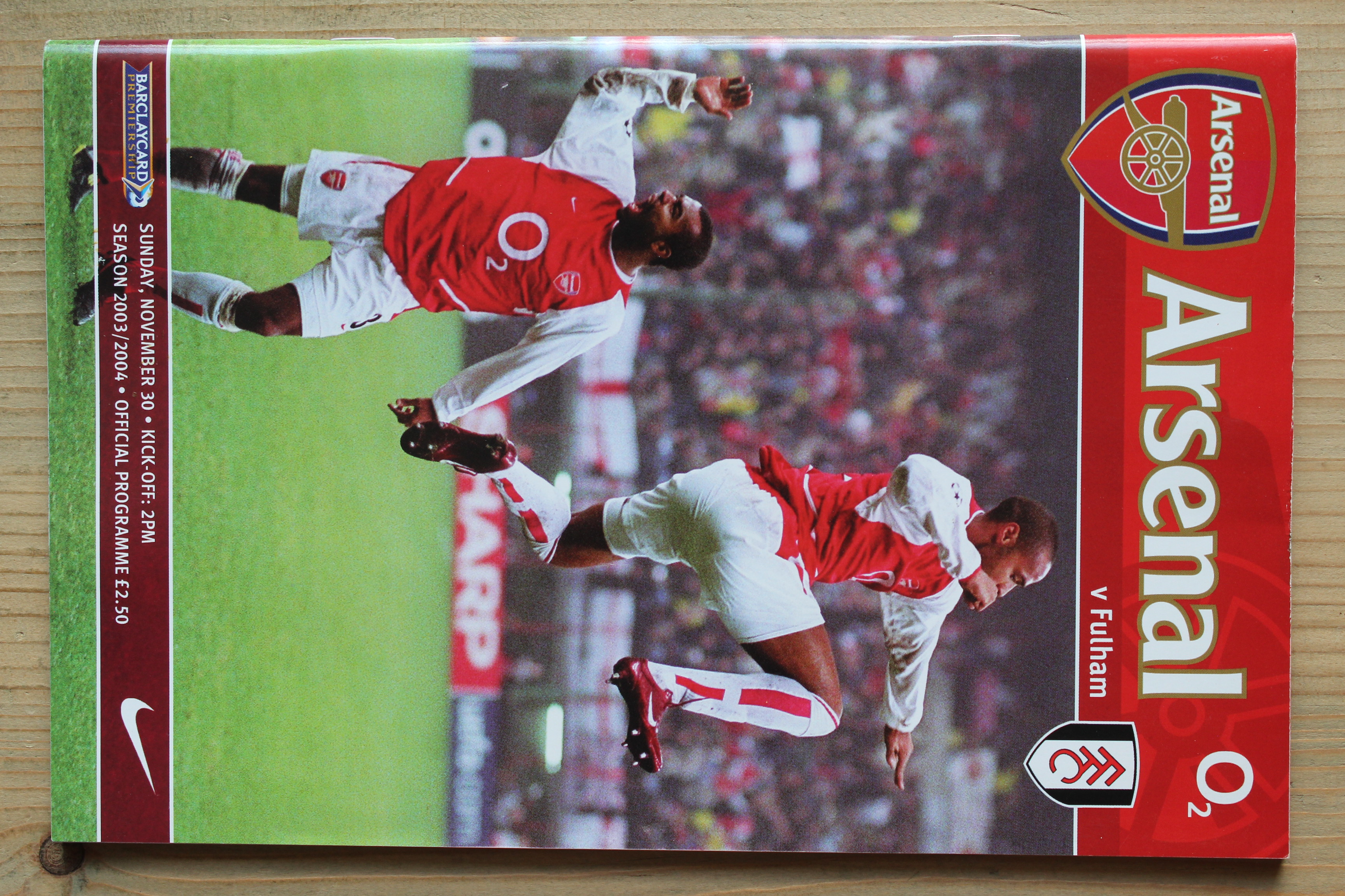 Arsenal FC v Fulham FC