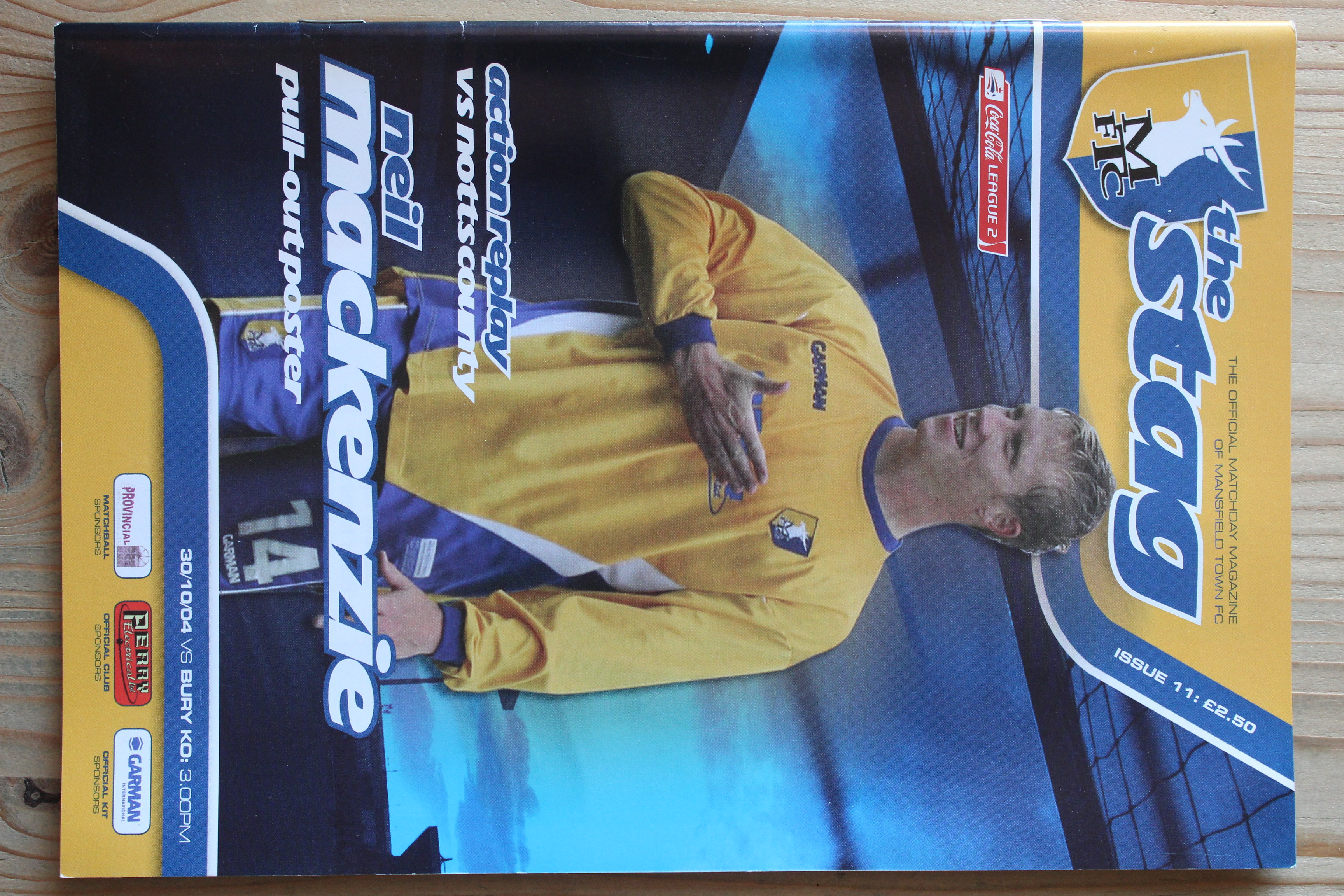 Mansfield Town FC v Bury FC