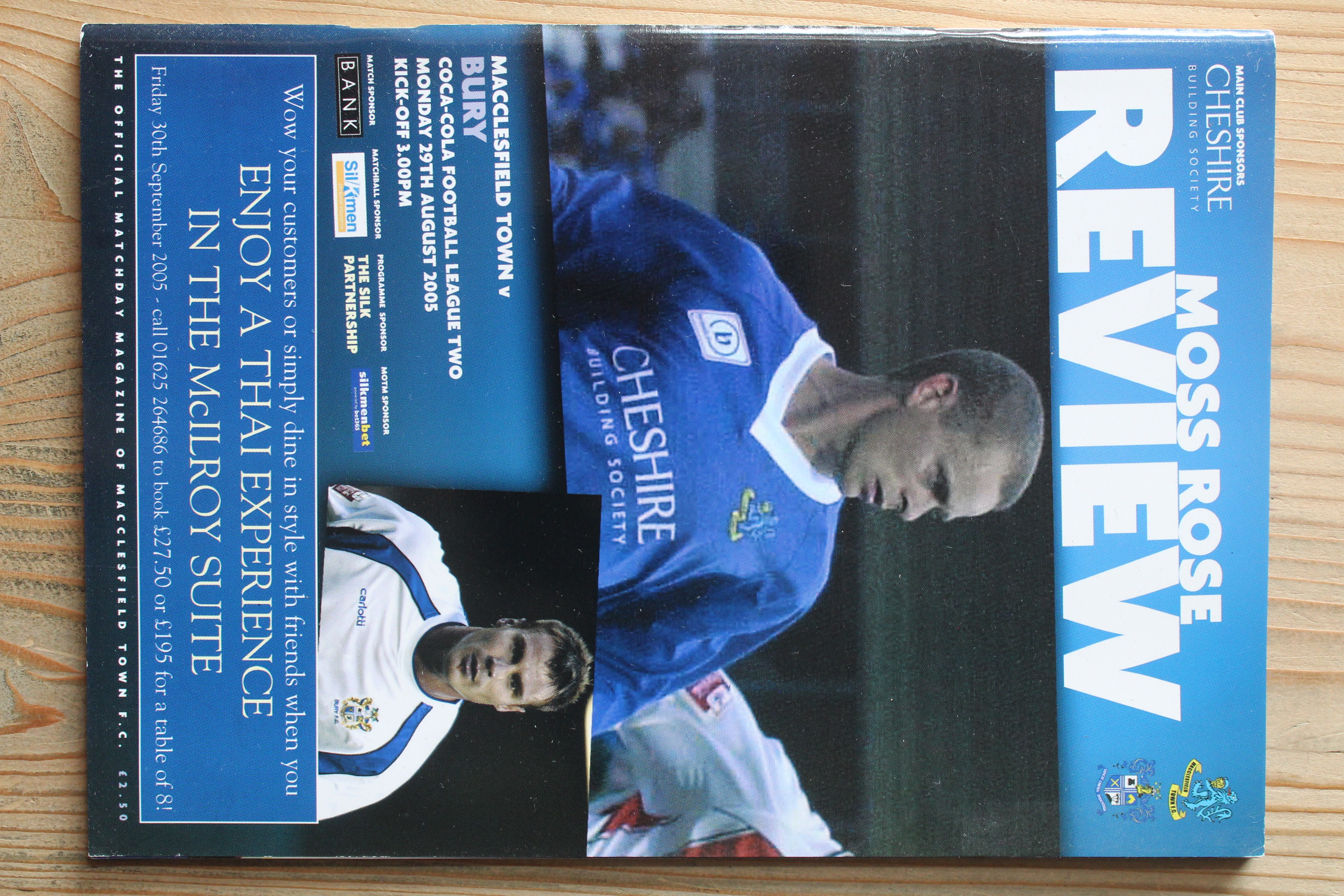 Macclesfield Town FC v Bury FC